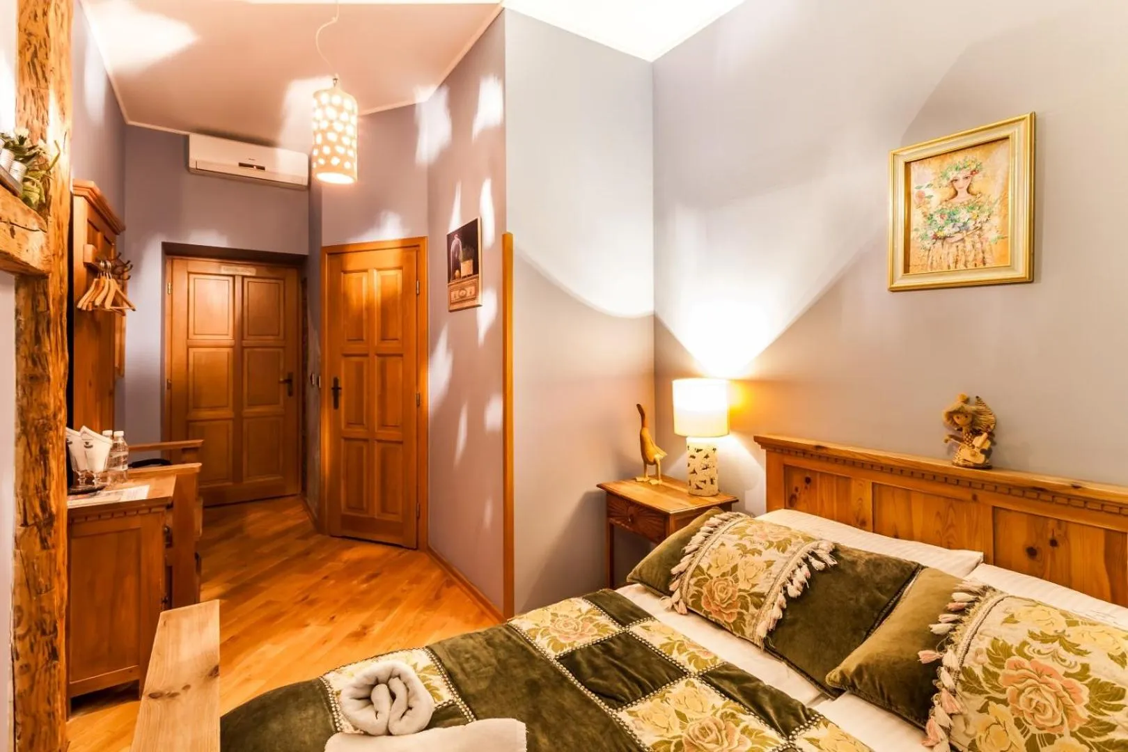 Bed in Aparthotel Oberża