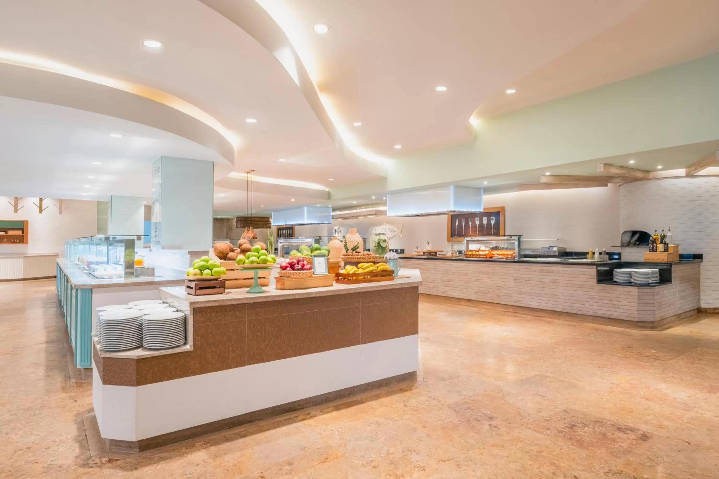Buffet breakfast in Iberostar Waves Rose Hall Beach - All Inclusive