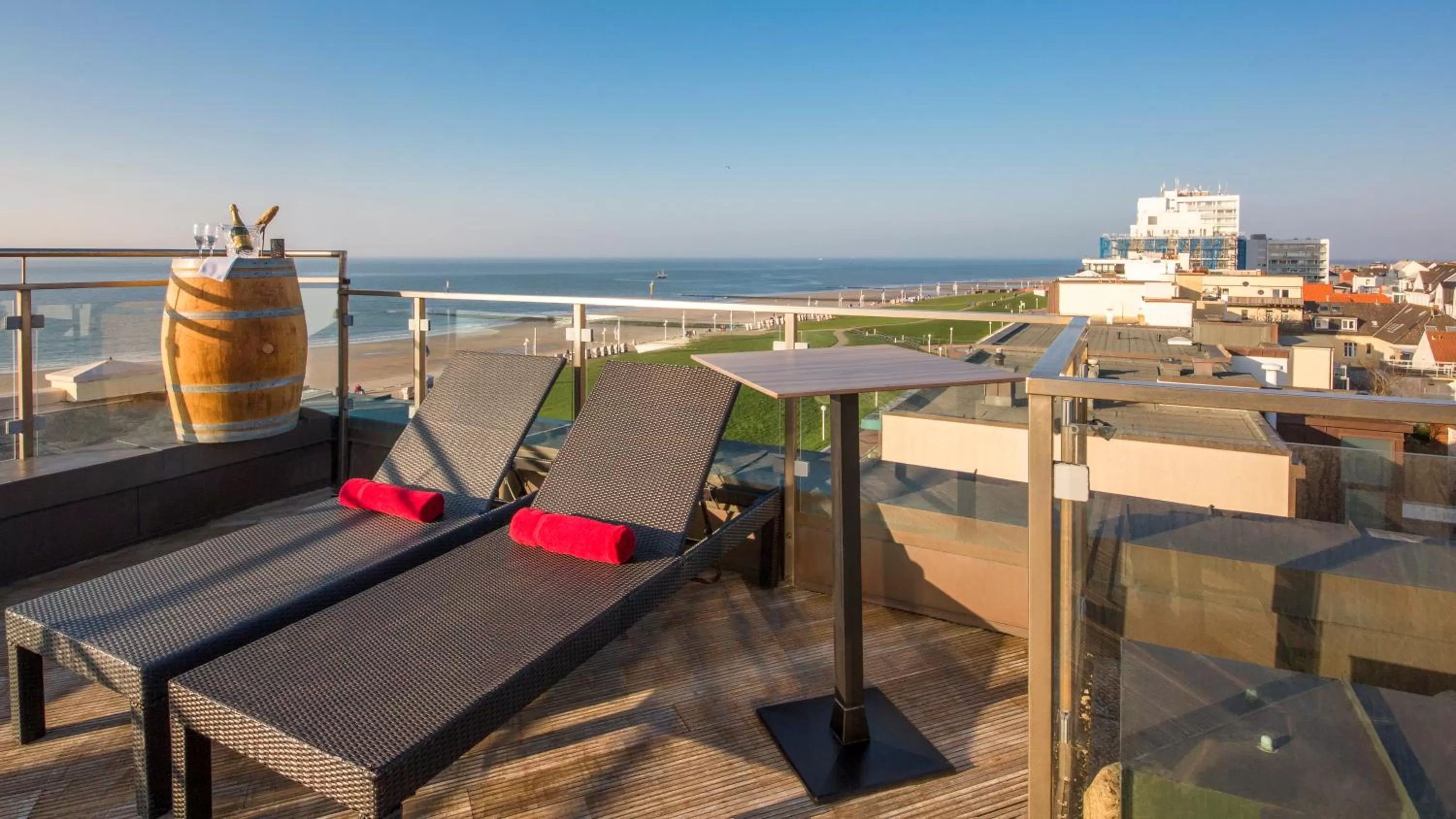 Sea view in Michels Strandhotel Germania