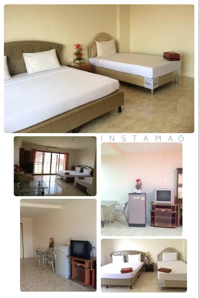 Bed in Pearl Place Hotel