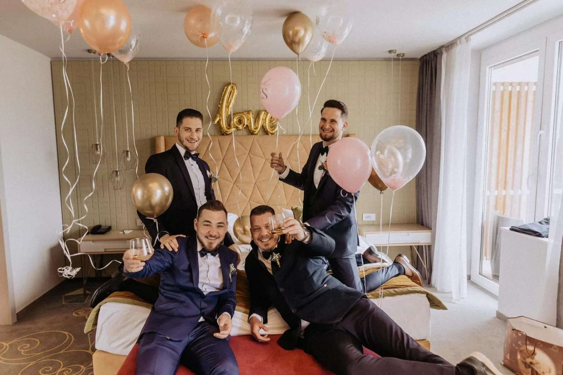 People in Bled Rose Hotel