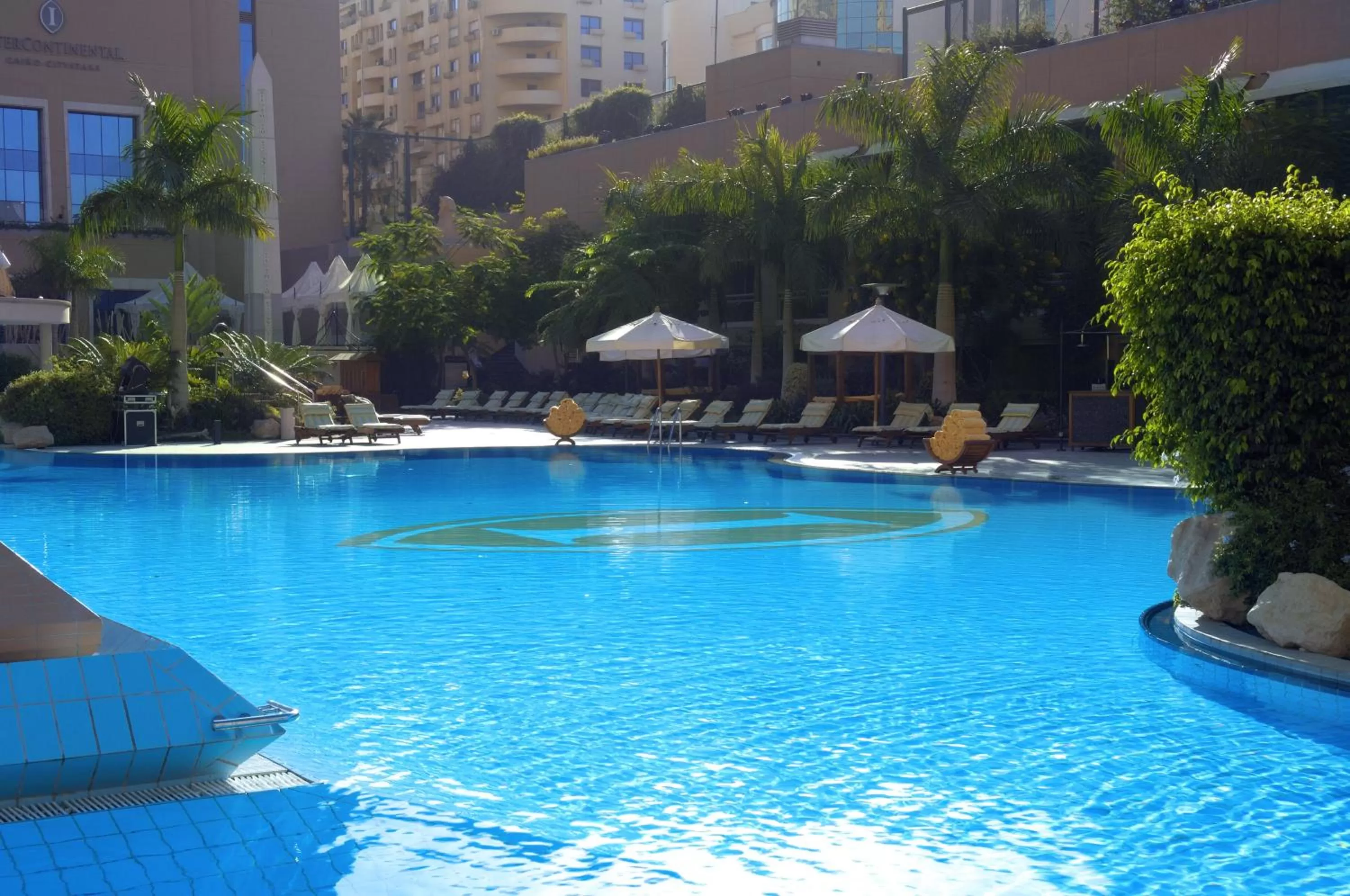 Swimming pool in Intercontinental Cairo Citystars by IHG
