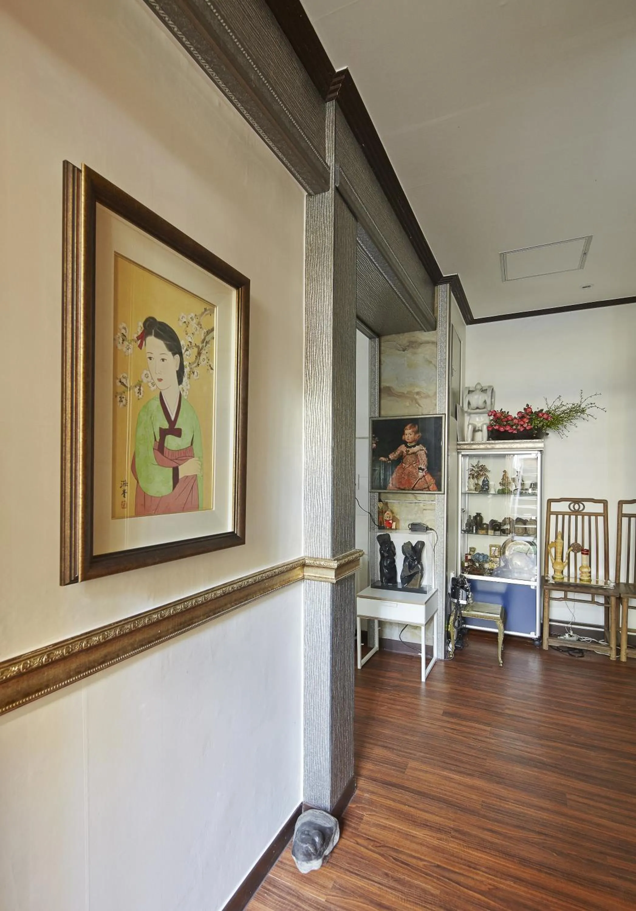 Living room, Bed in Jiwoljang Guesthouse