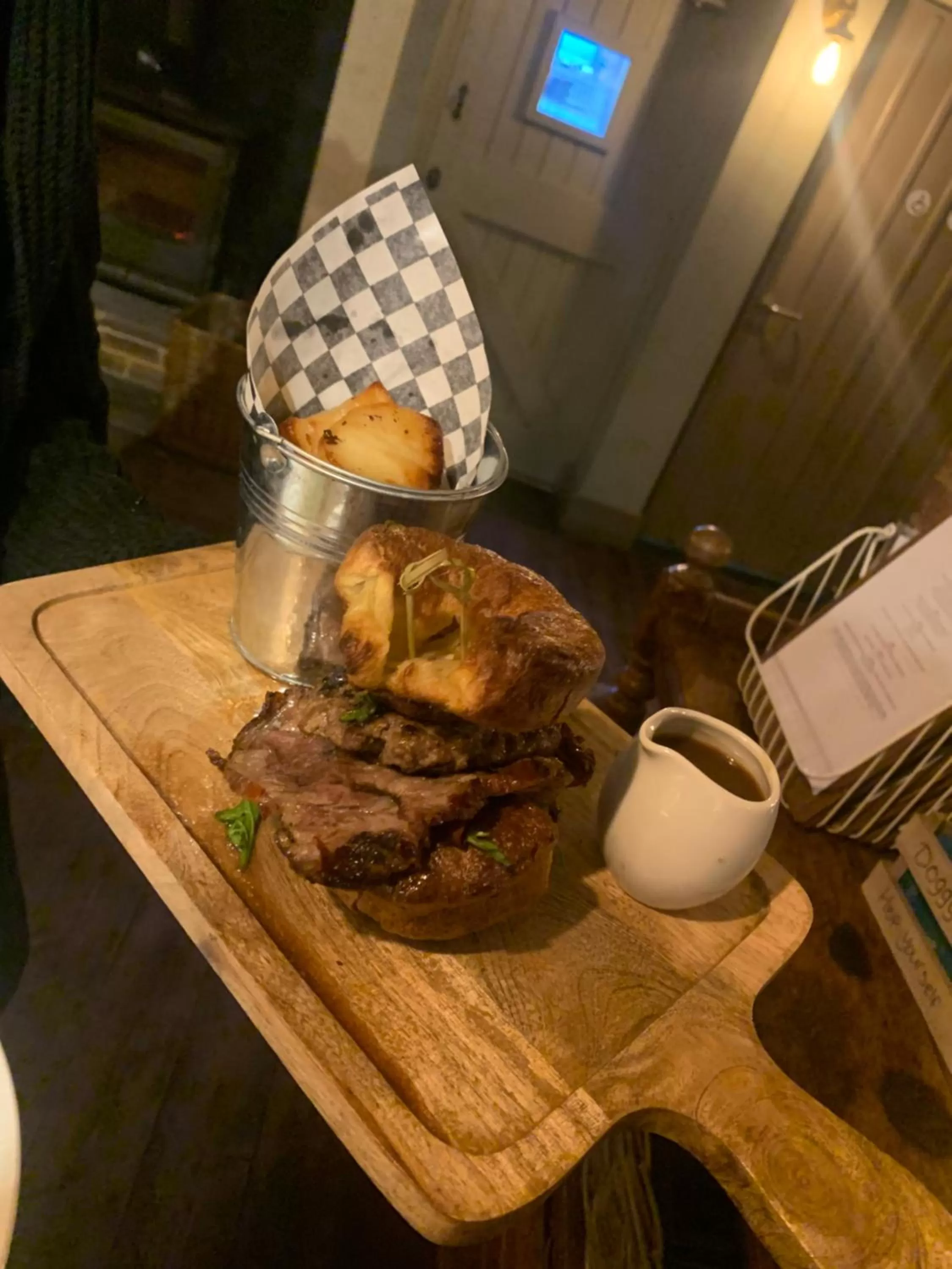 Dinner in The Red Lion Charing Heath