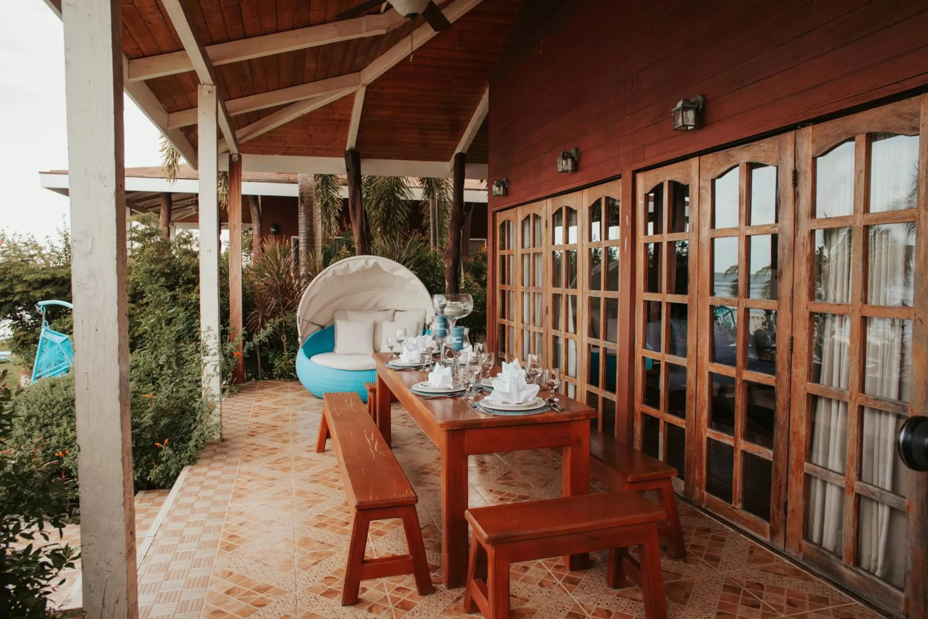 Patio in Voda Krasna Resort & Restaurant