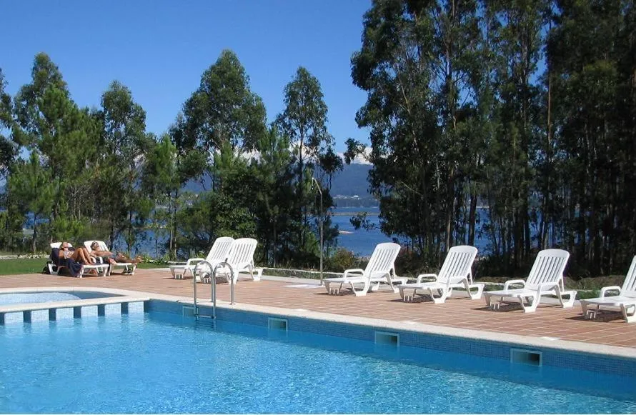 Swimming pool in Hotel Abeiras