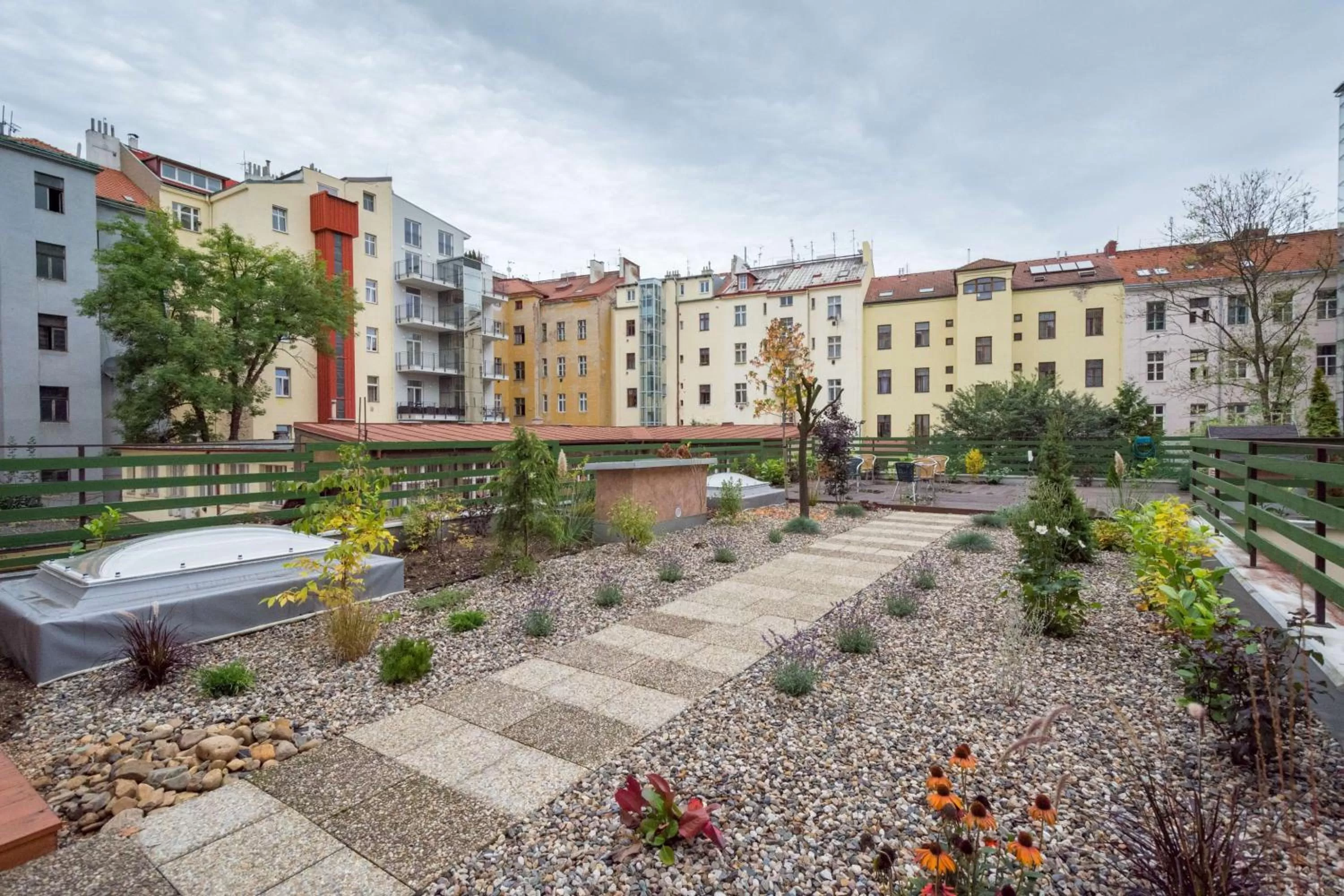 Garden in Hotel Superior Prague