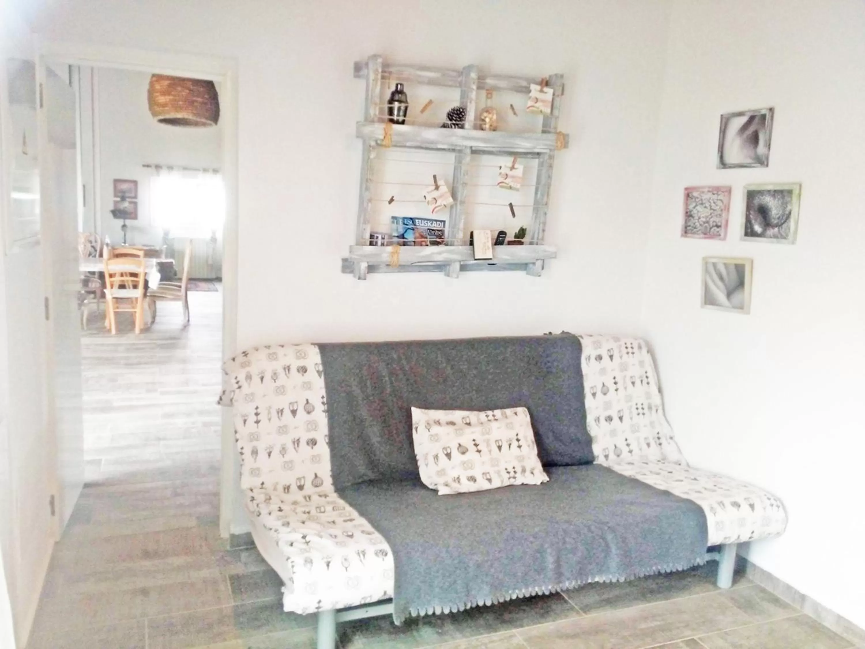 Living room in Casa Rural Txokoetxe