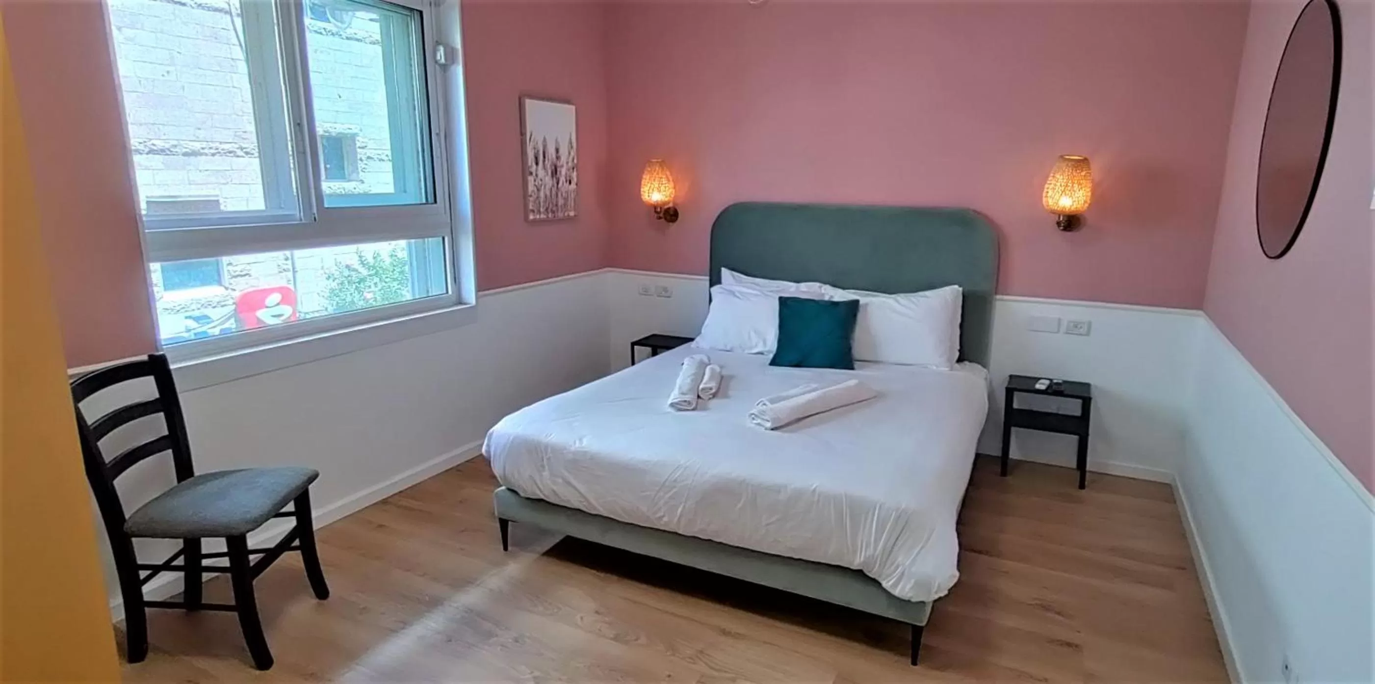 Bed in Jacobs Suites