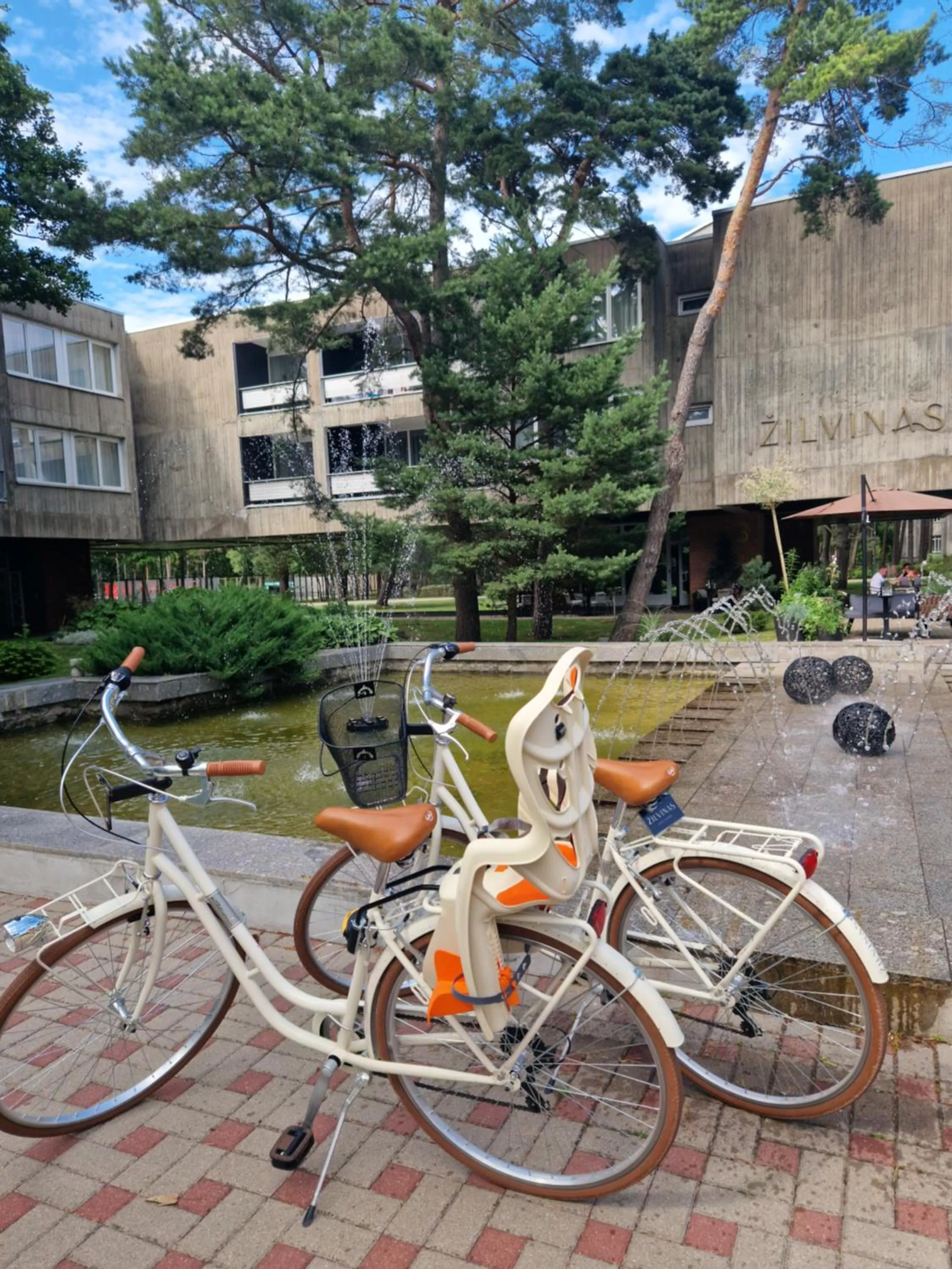 Cycling in Žilvinas Hotel