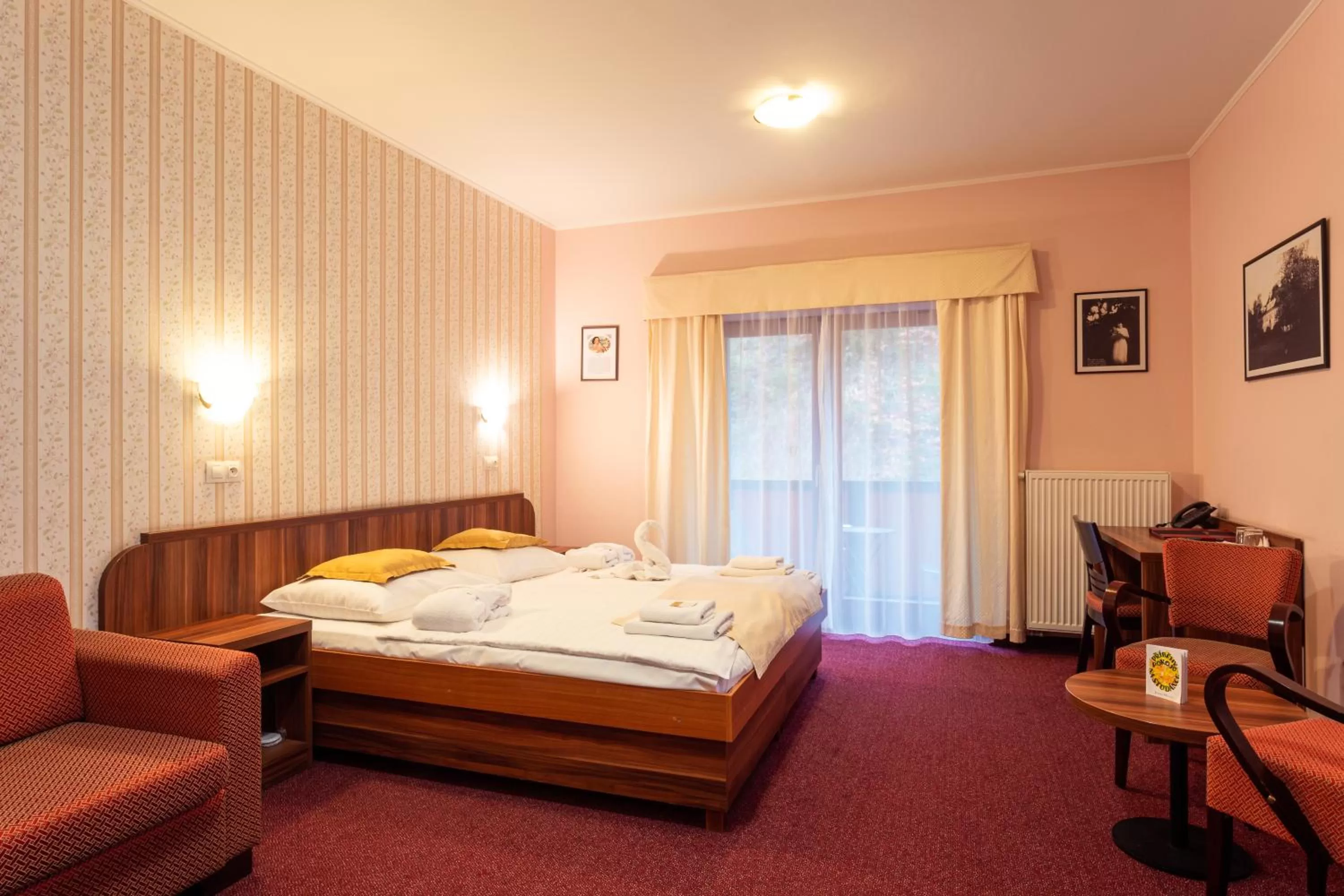 Bed in Hotel Studanka