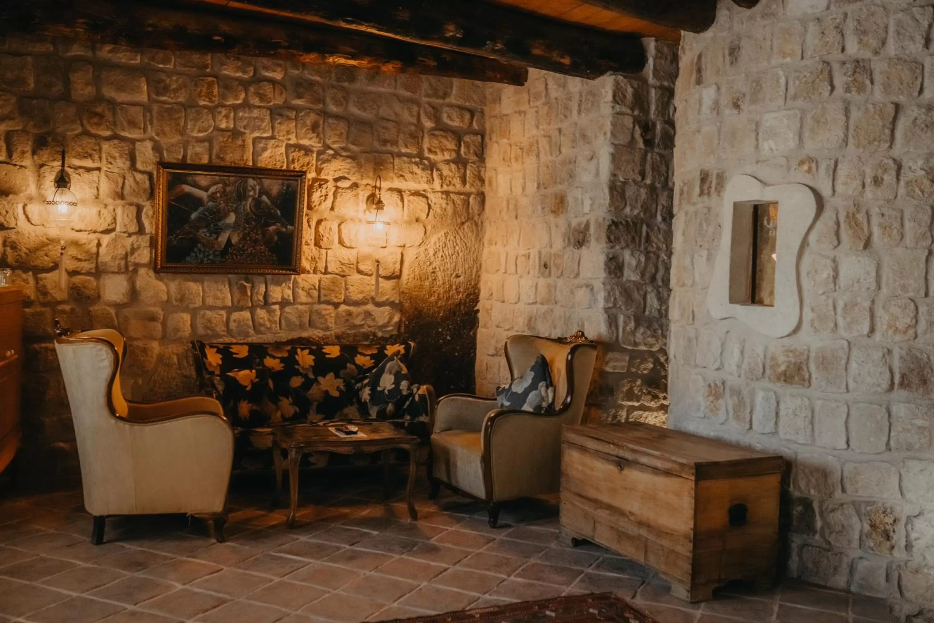 Living room in Dere Suites Cappadocia