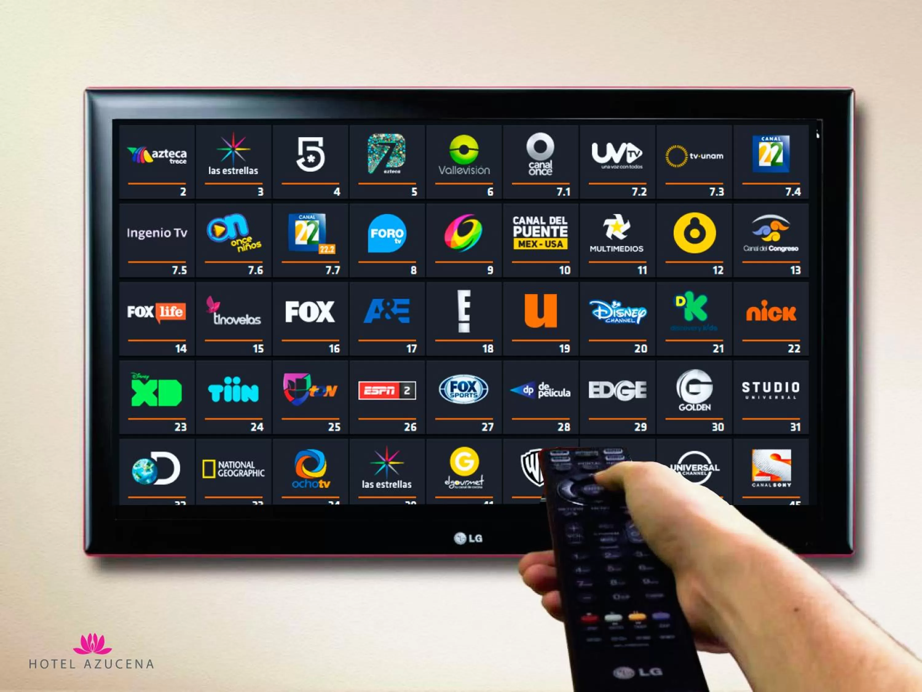 TV and multimedia in Hotel Azucena