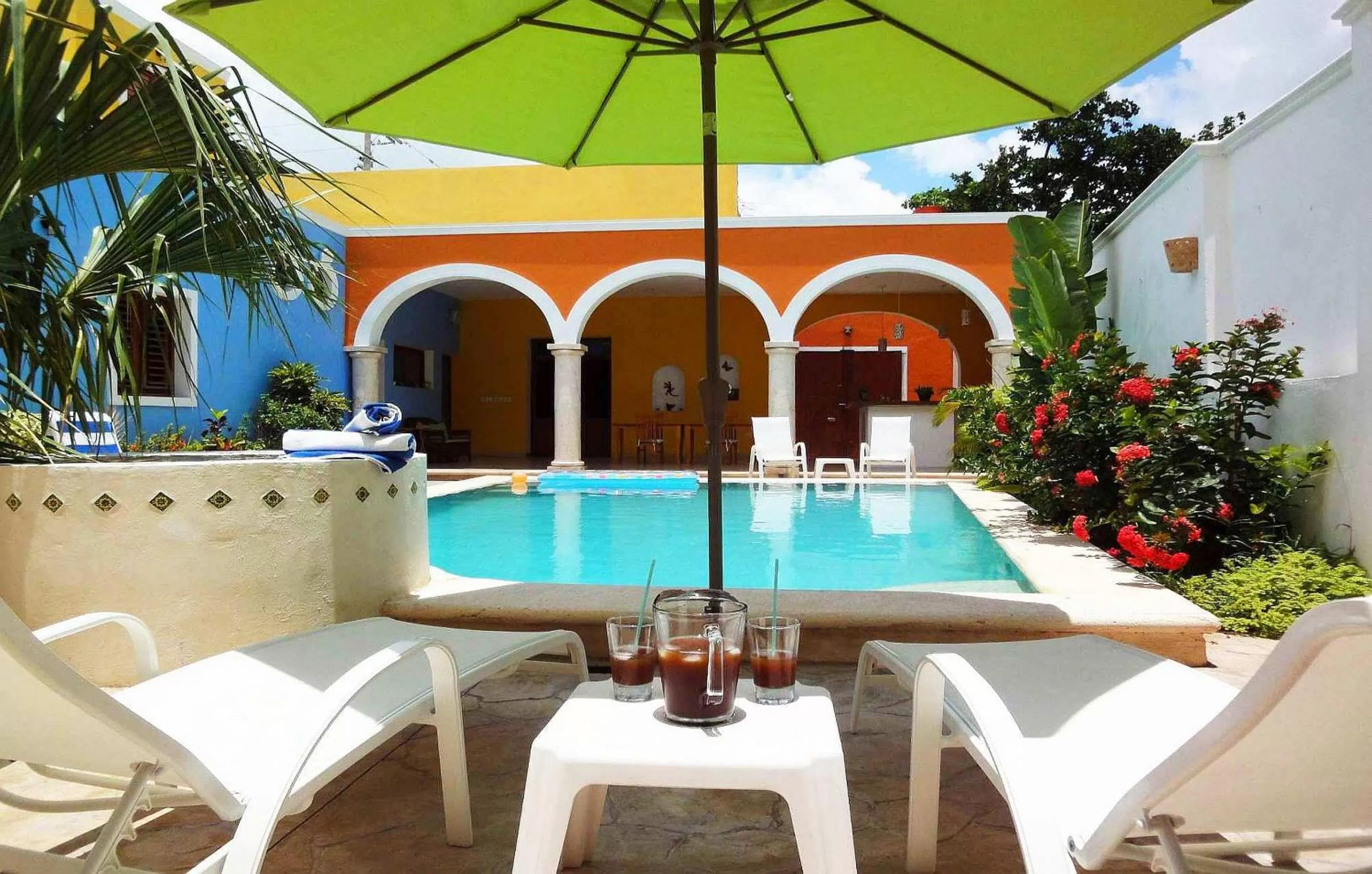 Swimming pool in Merida Santiago Hotel Boutique