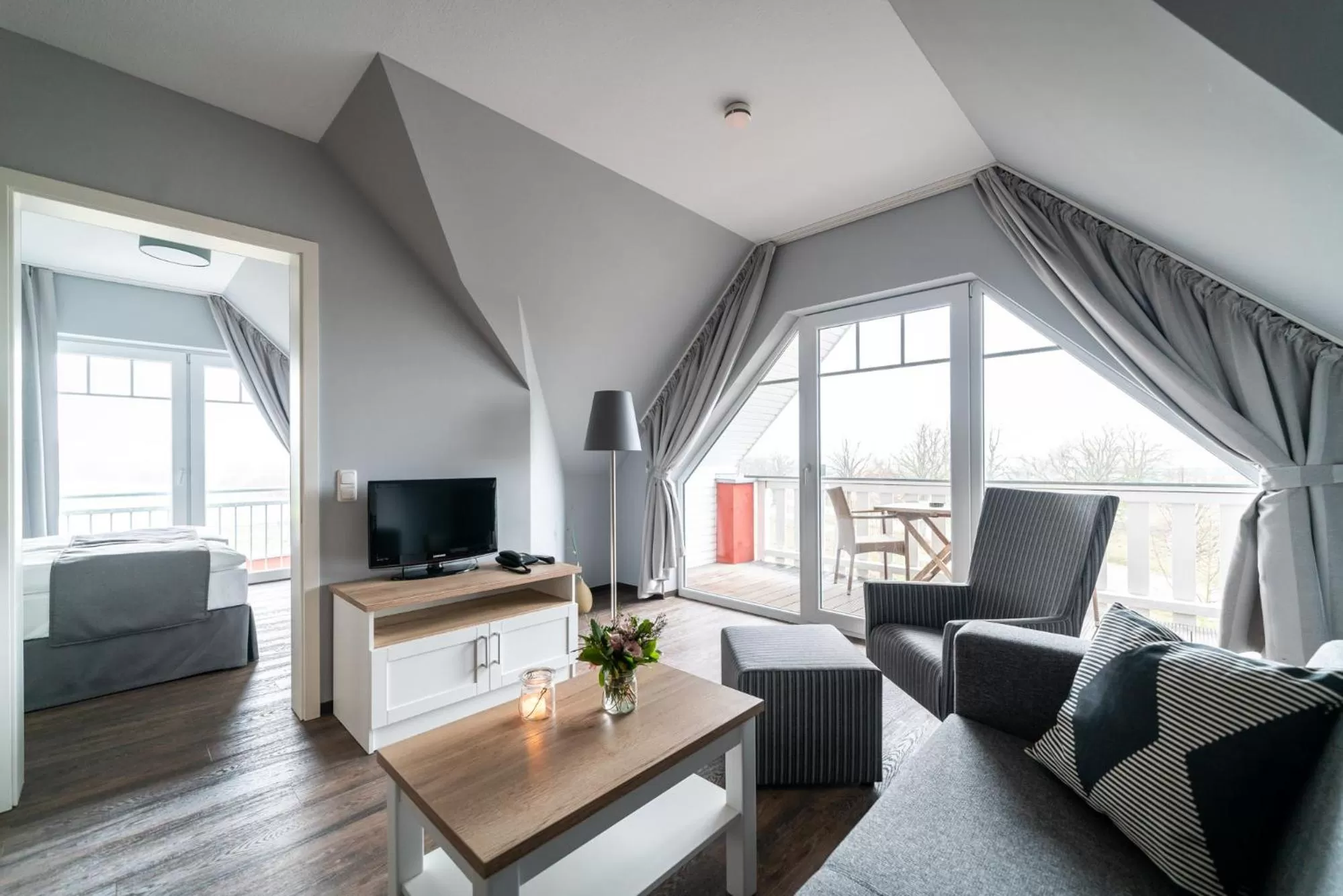 Photo of the whole room in Strandhafer Aparthotel