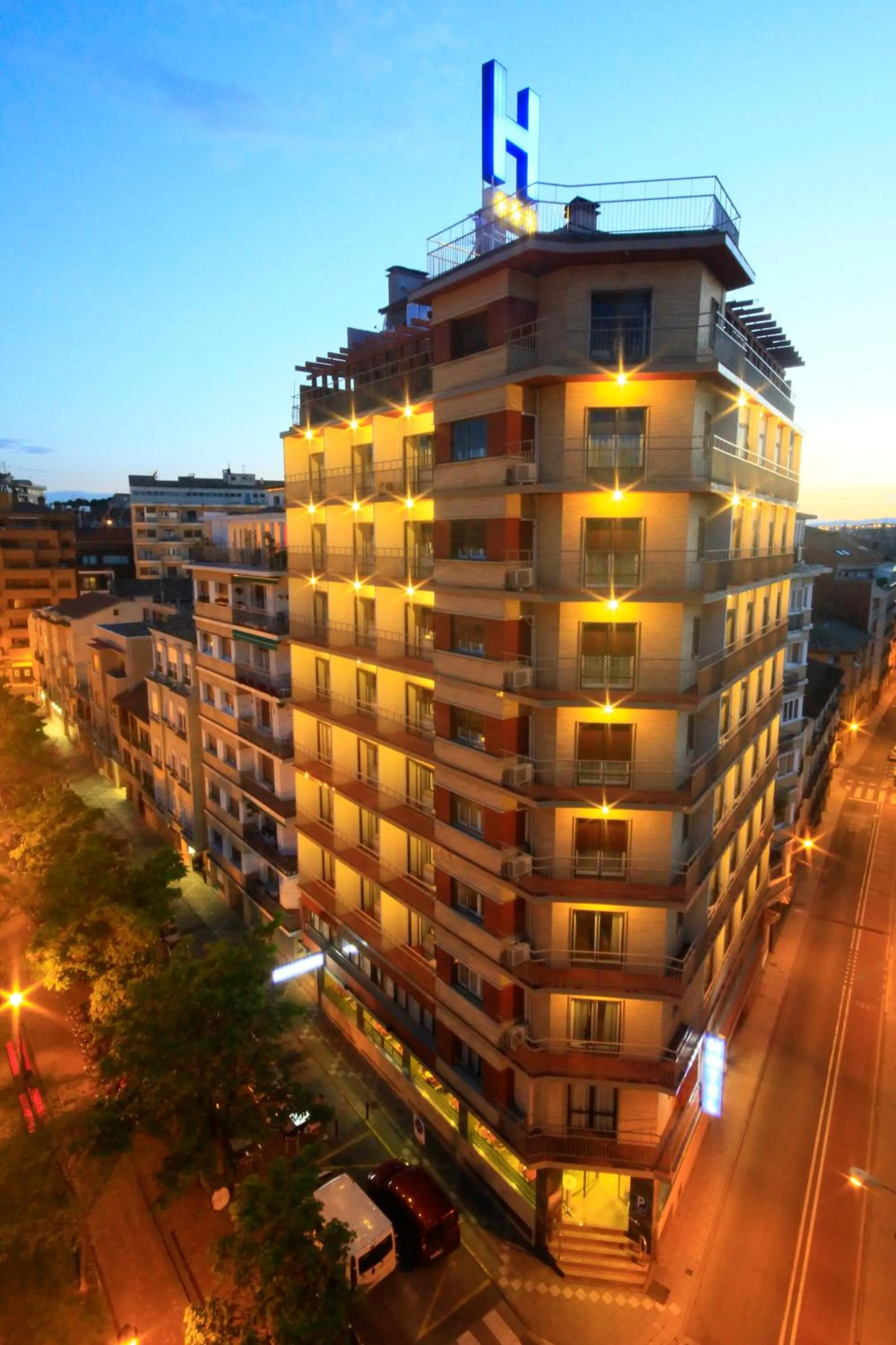 Facade/entrance in Hotel Santamaria