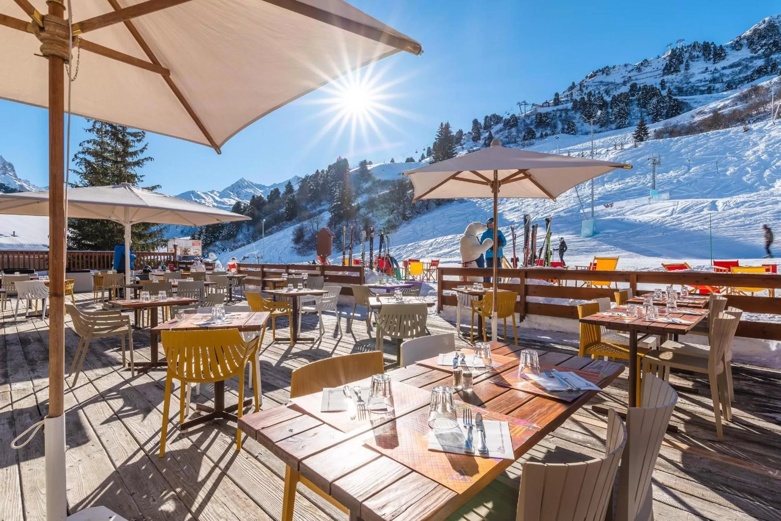 Restaurant/places to eat in Hotel Les Arolles