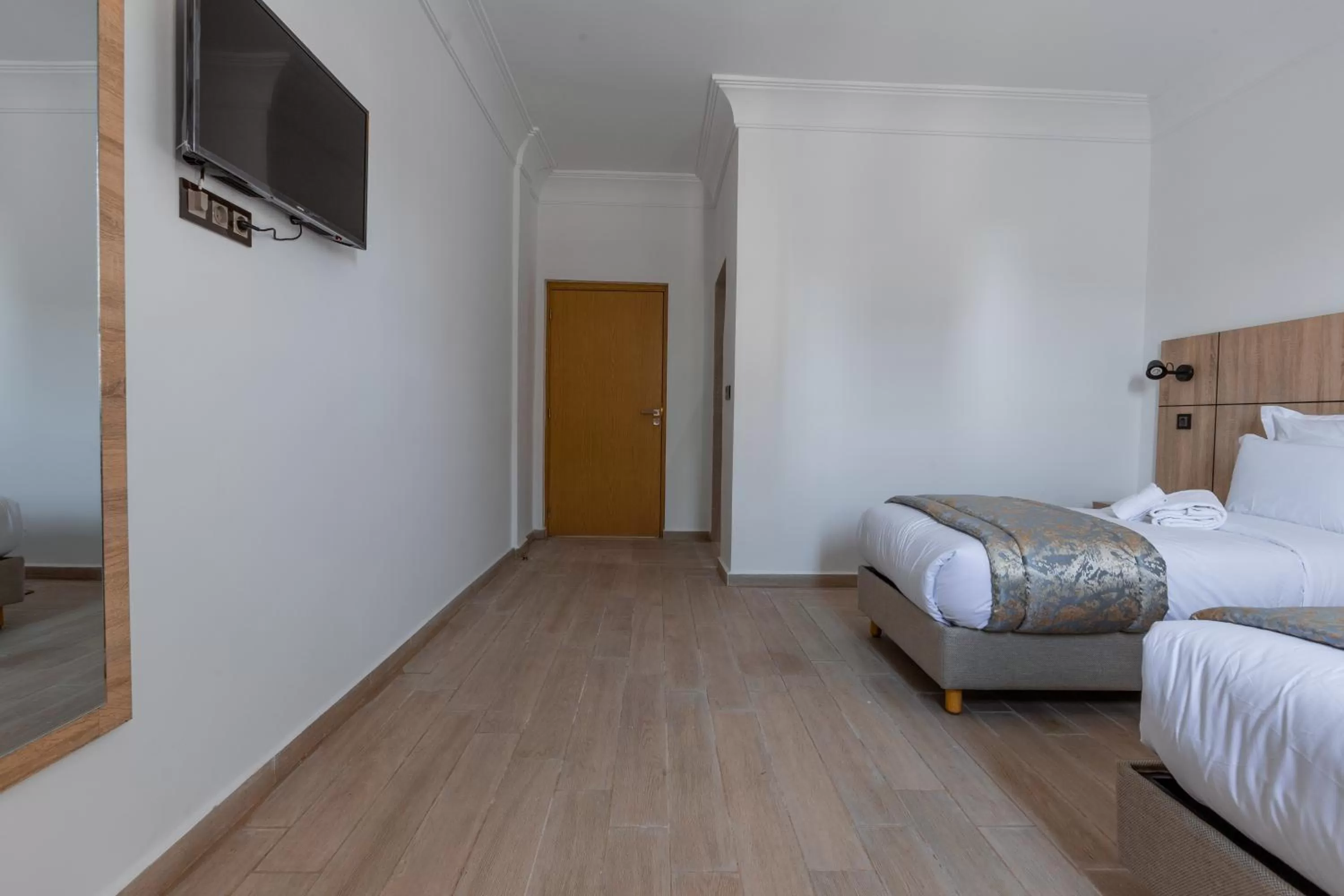 Bed in Karam City Hotel