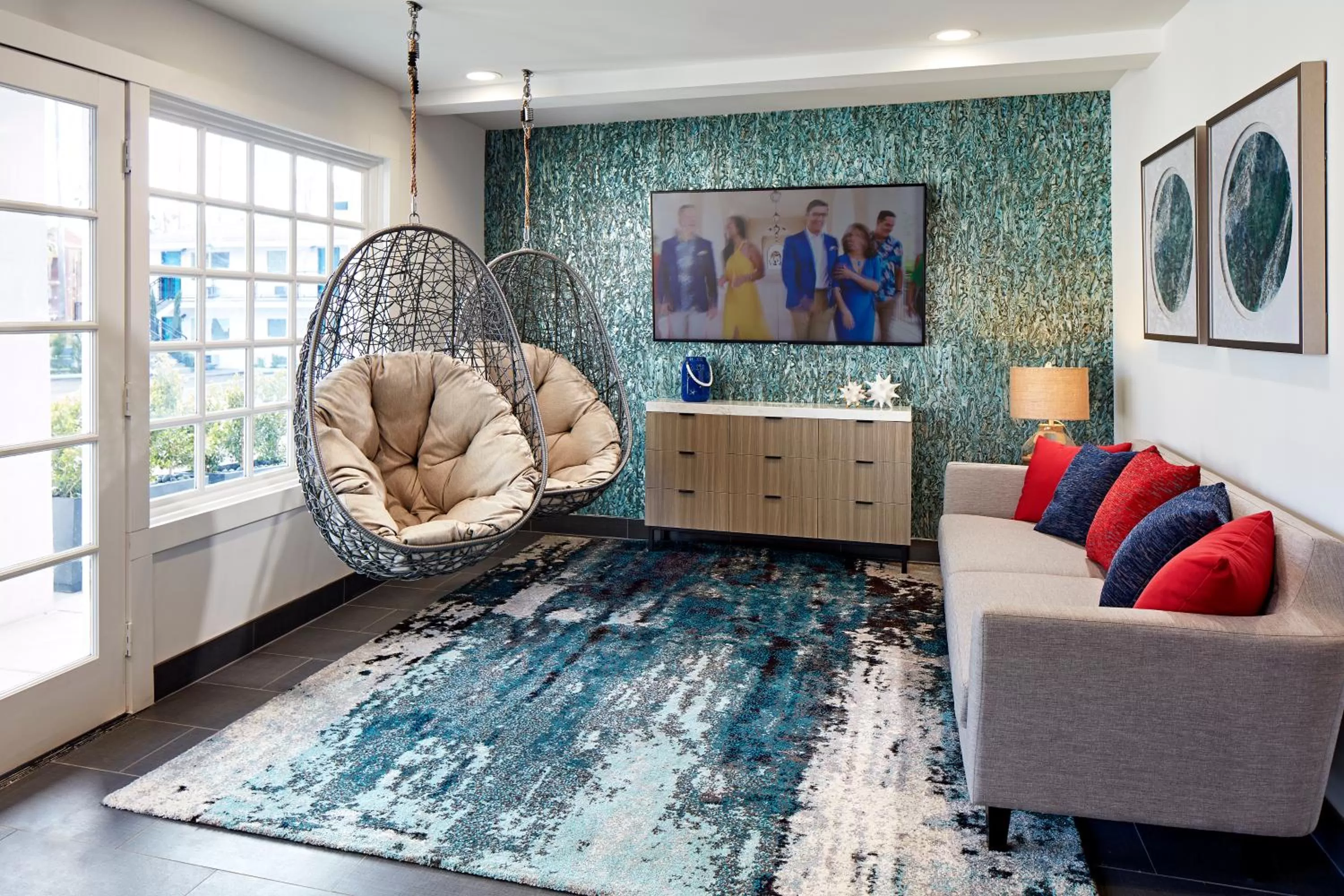 Lobby or reception in The Shoal Hotel La Jolla Beach