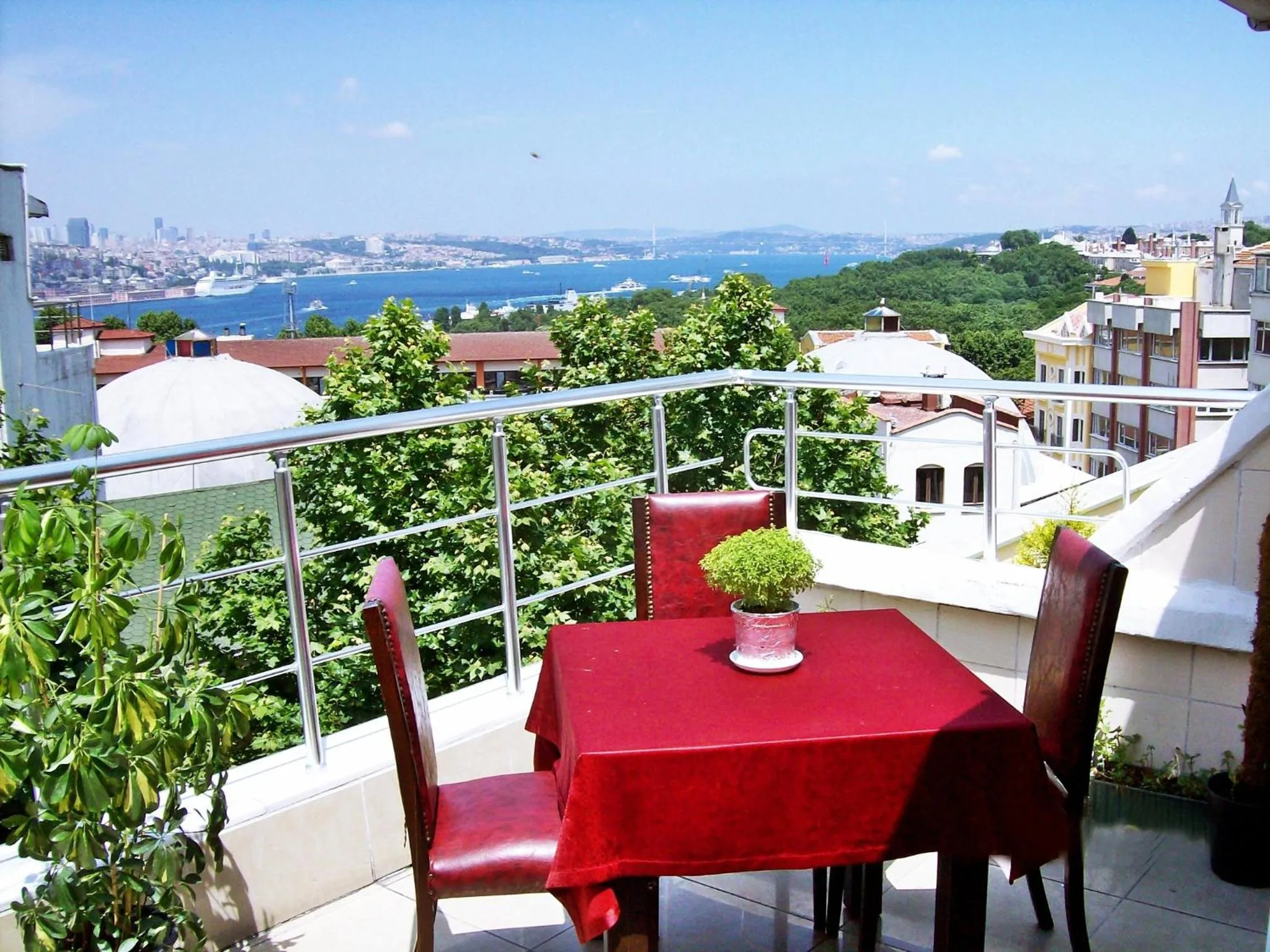 Balcony/Terrace in Meddusa Hotel