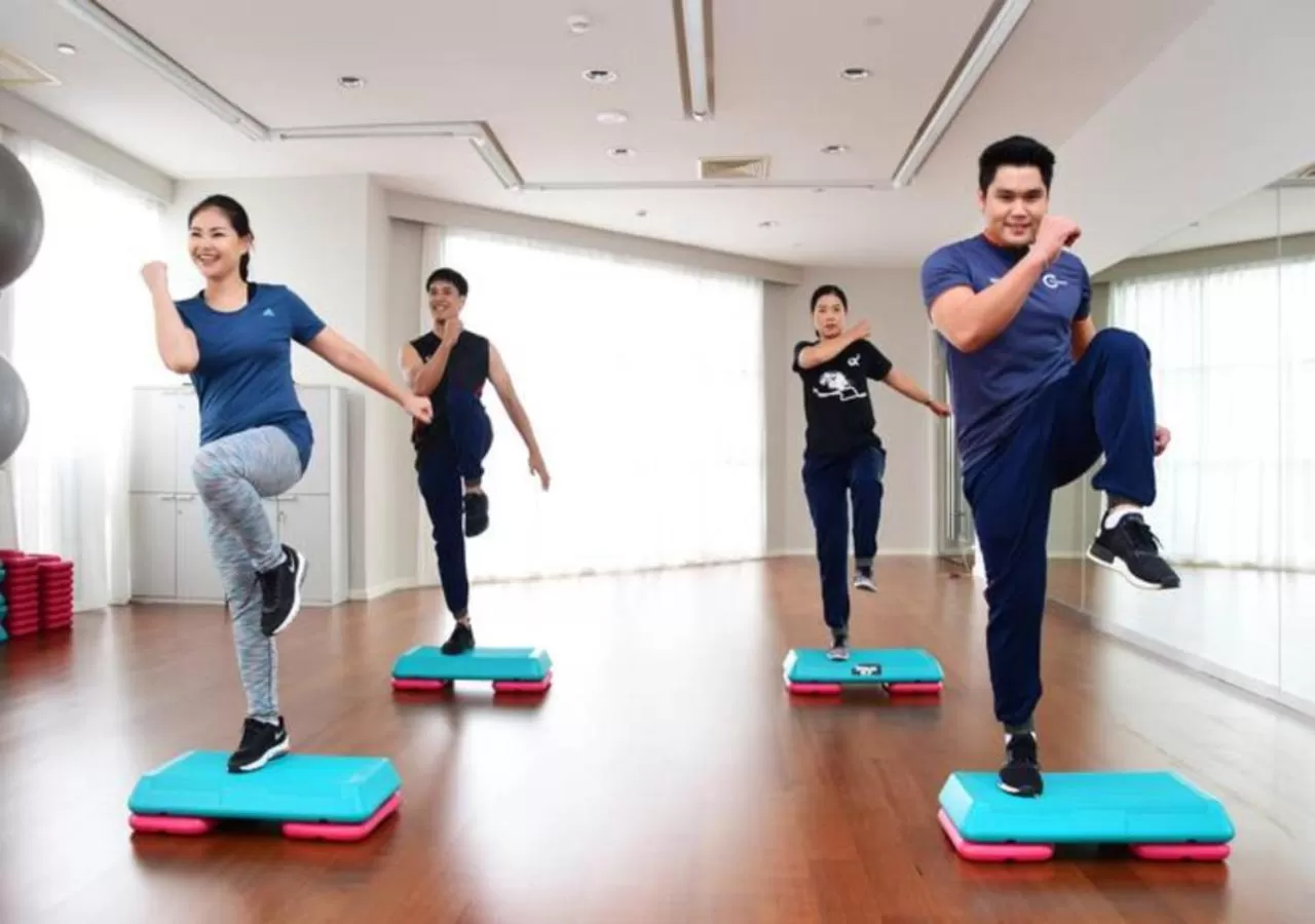 Fitness centre/facilities in Chatrium Sathon Bangkok