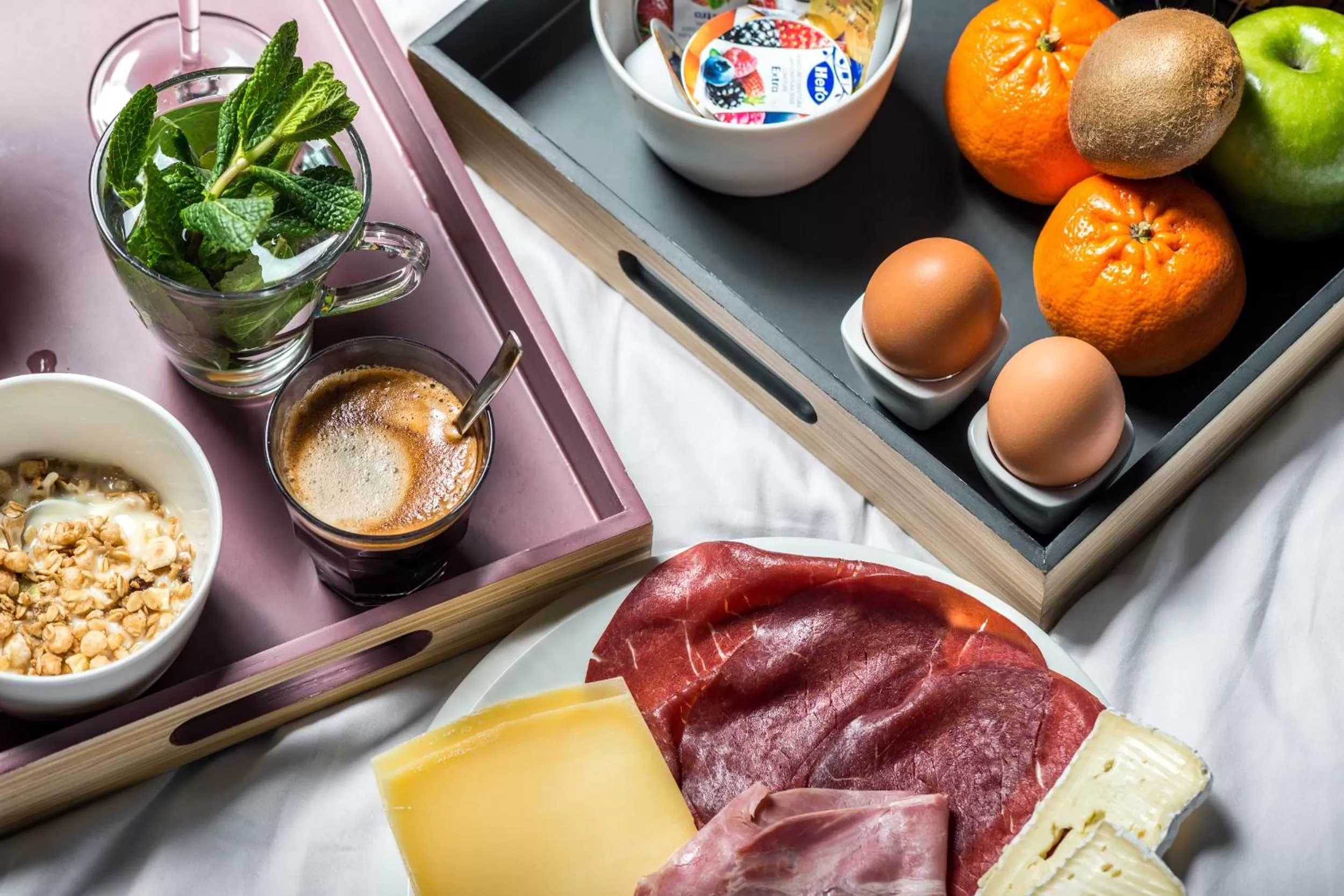 Bed in Hotel Sleep-Inn Box 5