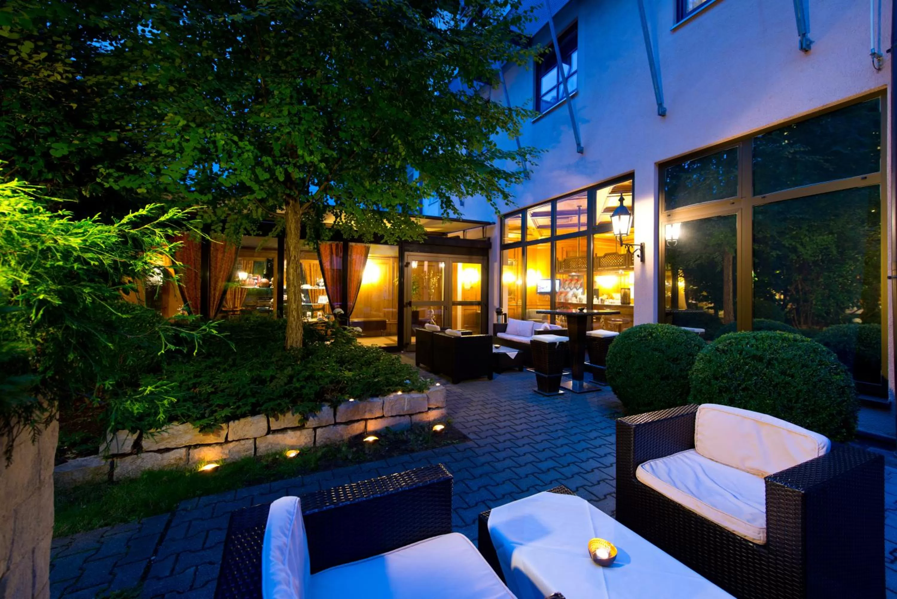 Garden in King's Hotel Center Superior