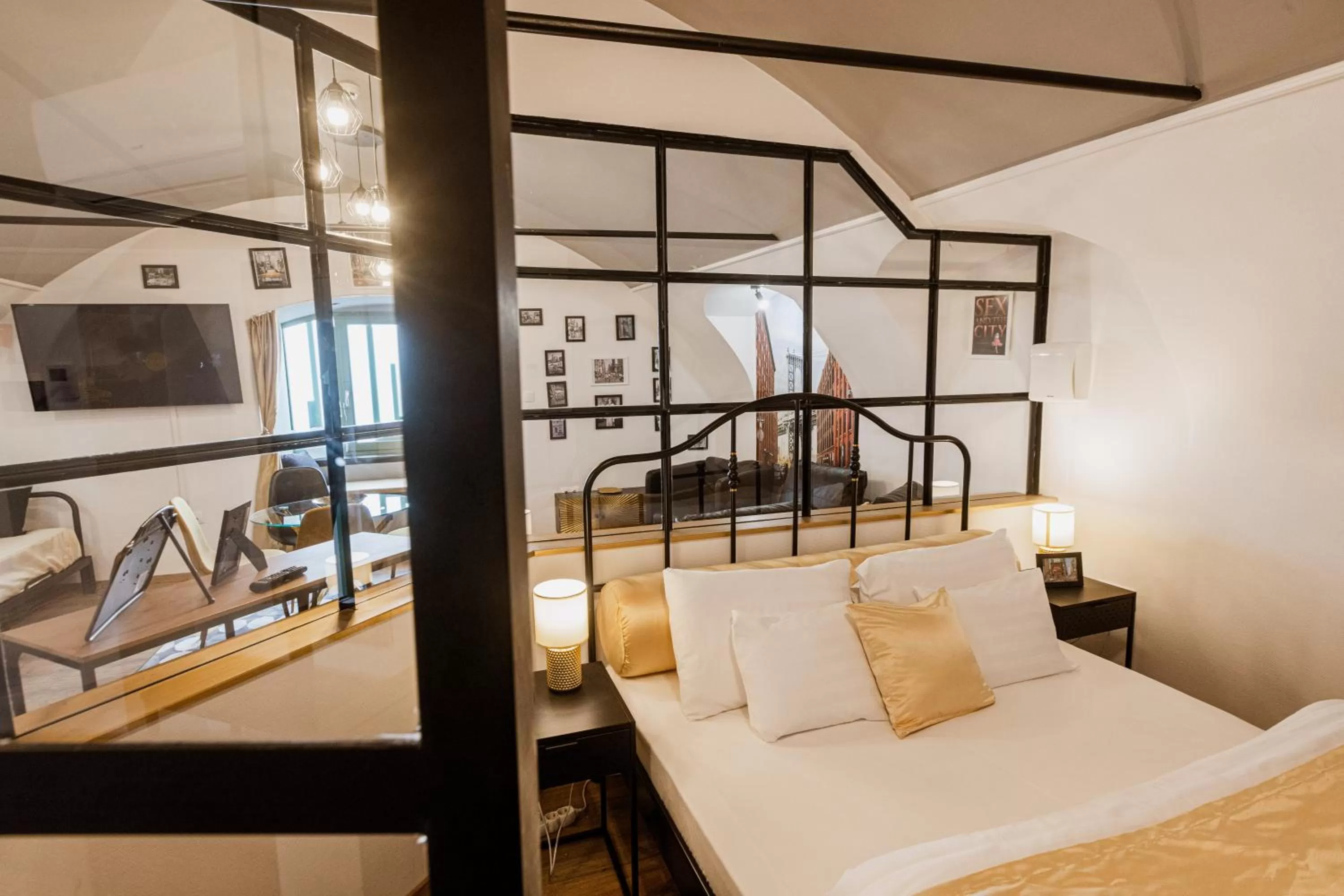 Bedroom, Bed in Dunakavics XIII Apartman