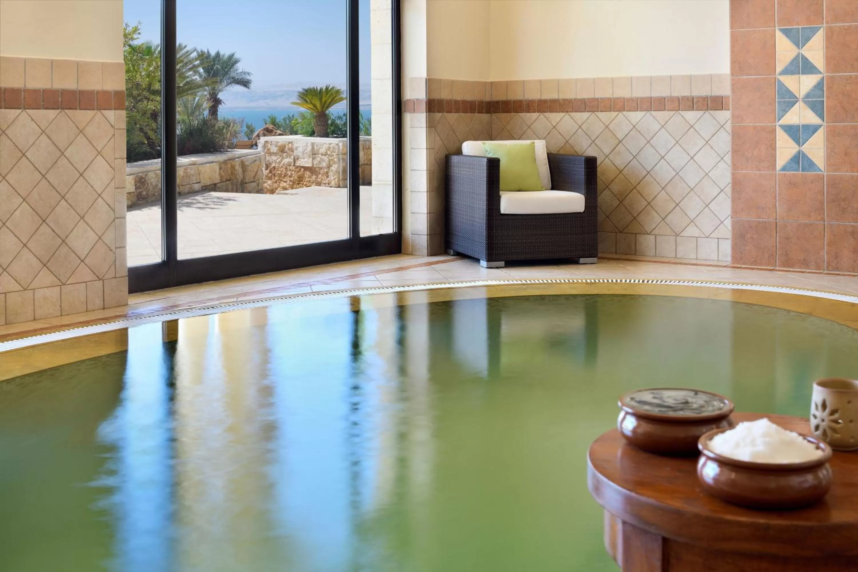 Swimming pool in Dead Sea Marriott Resort & Spa