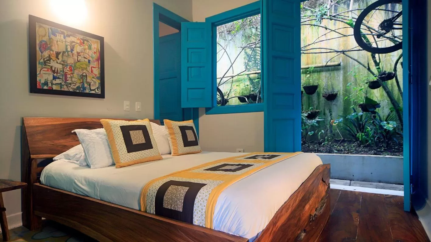 Bed in Casa de las Dos Palmas