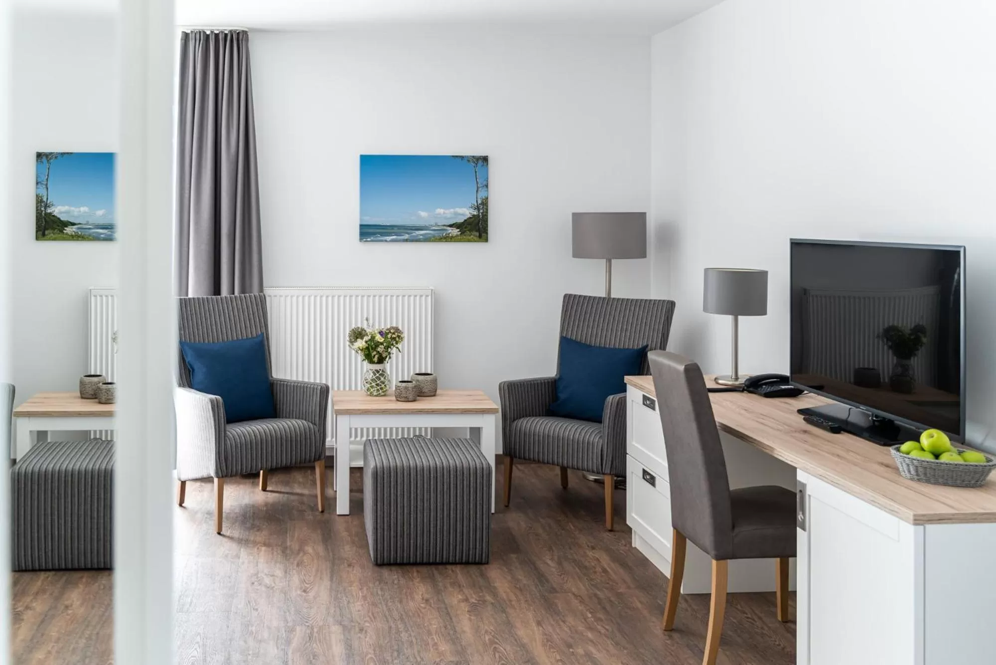 Seating area in Strandhafer Aparthotel