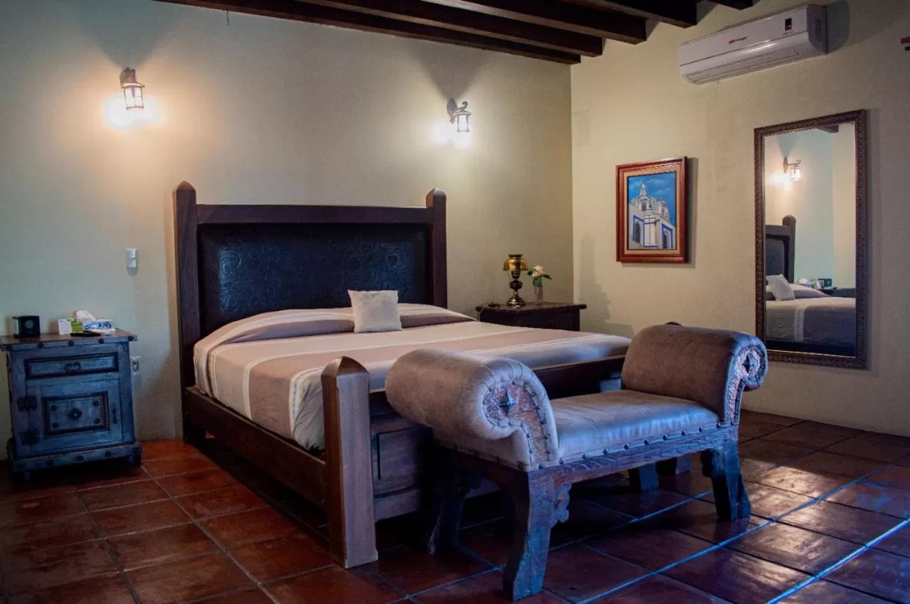 Bed in Hotel Boutique Hacienda del Gobernador