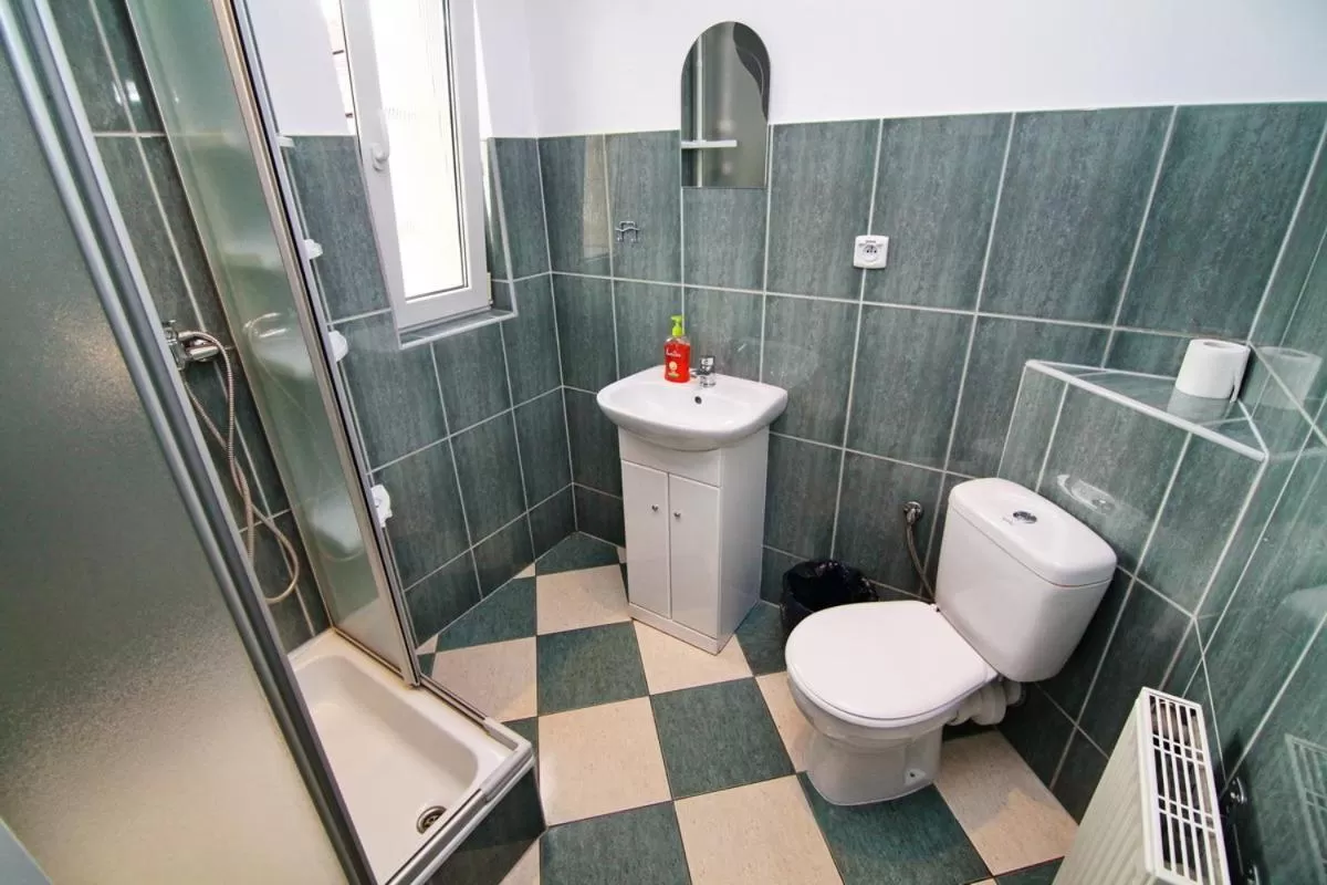 Bathroom in Noclegi Europa