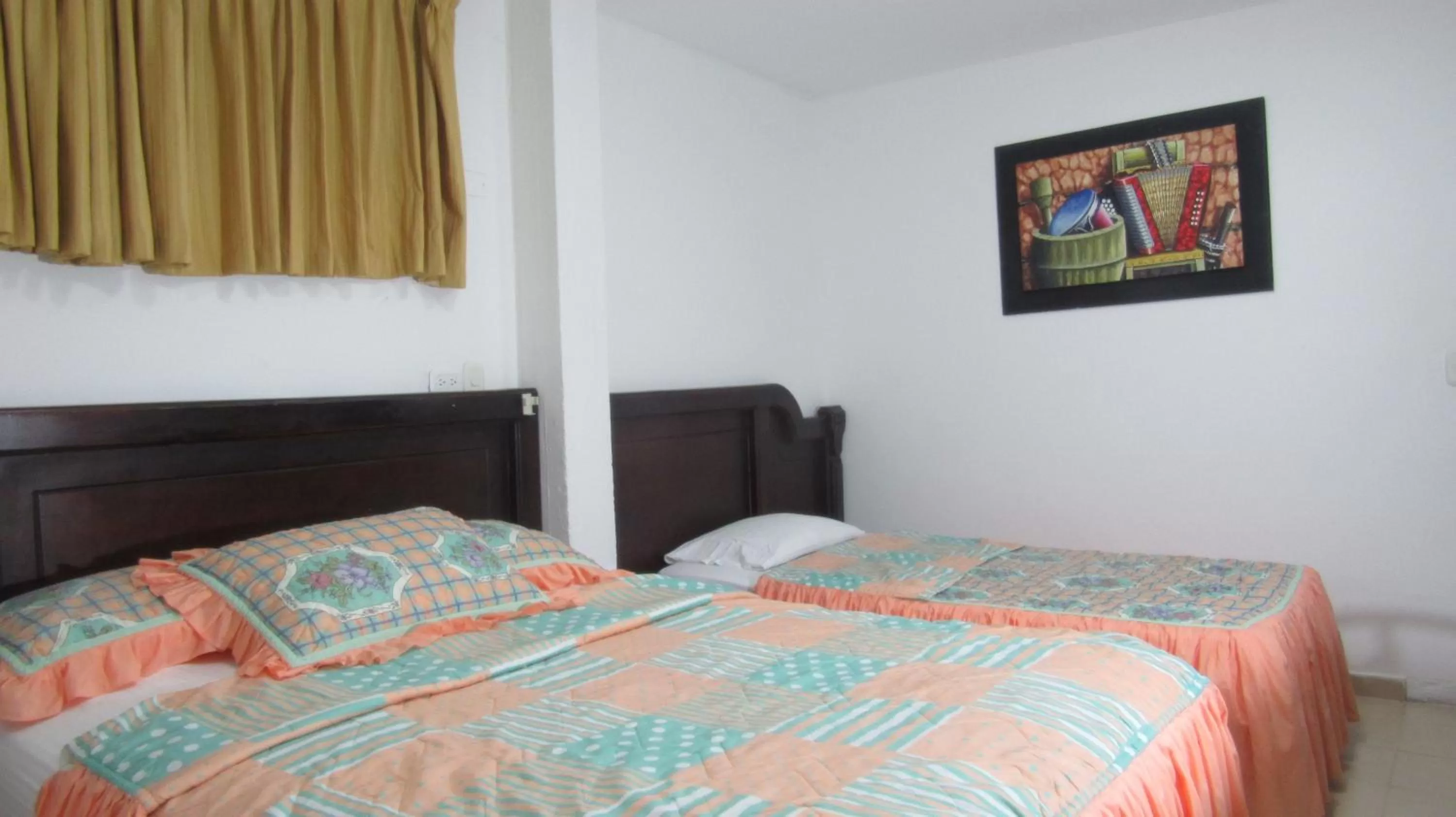 Bed in Hotel Nuevo Tio