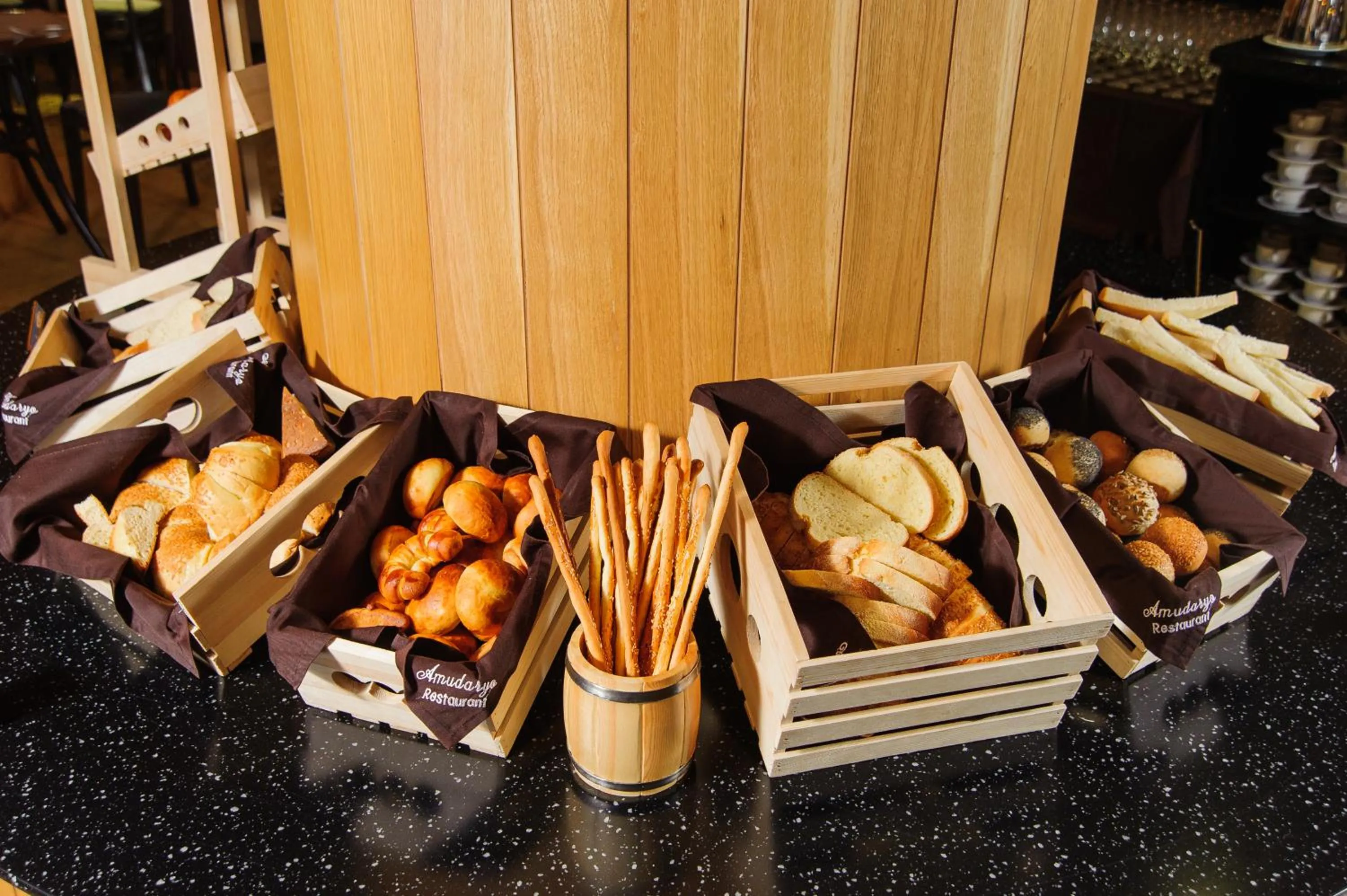 Breakfast in City Palace Hotel Tashkent