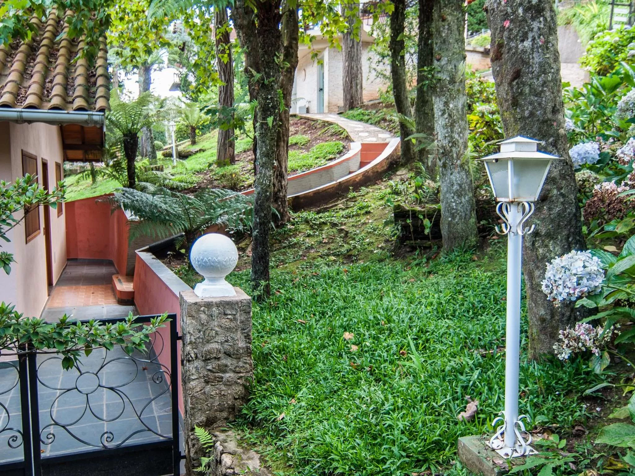 Balcony/Terrace, Garden in Pousada Ricanto Amore Mio