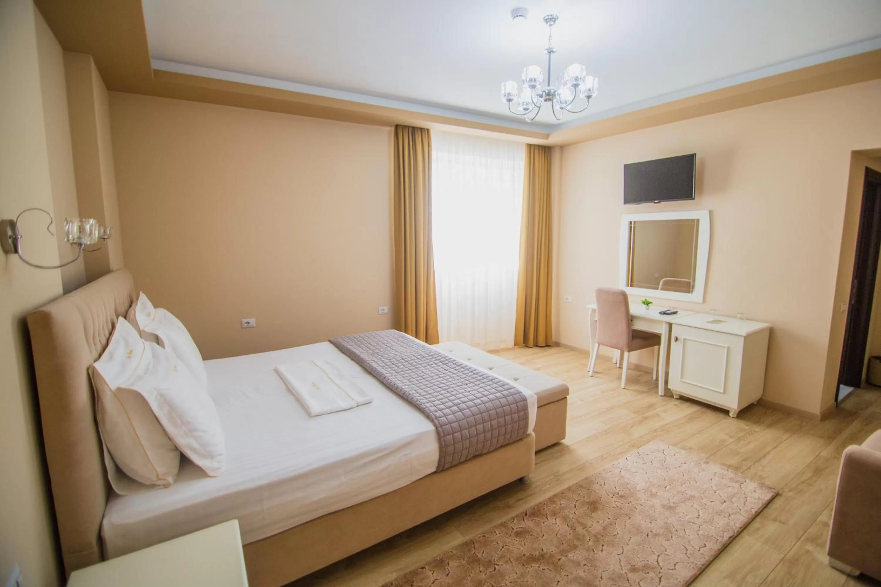 Bed in Christi's Hotel Borova