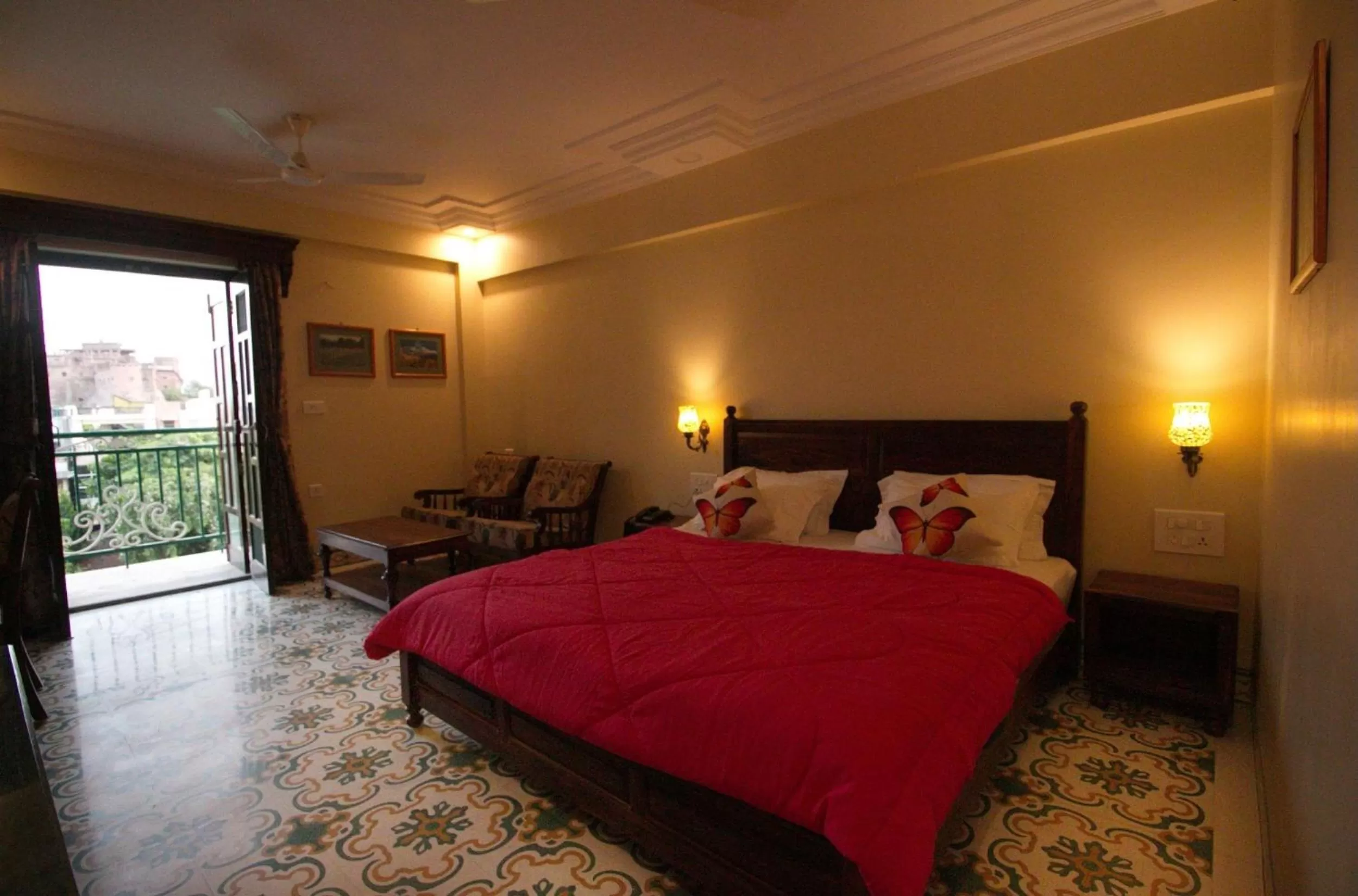 Bed in Hanuwant Niwas Jodhpur