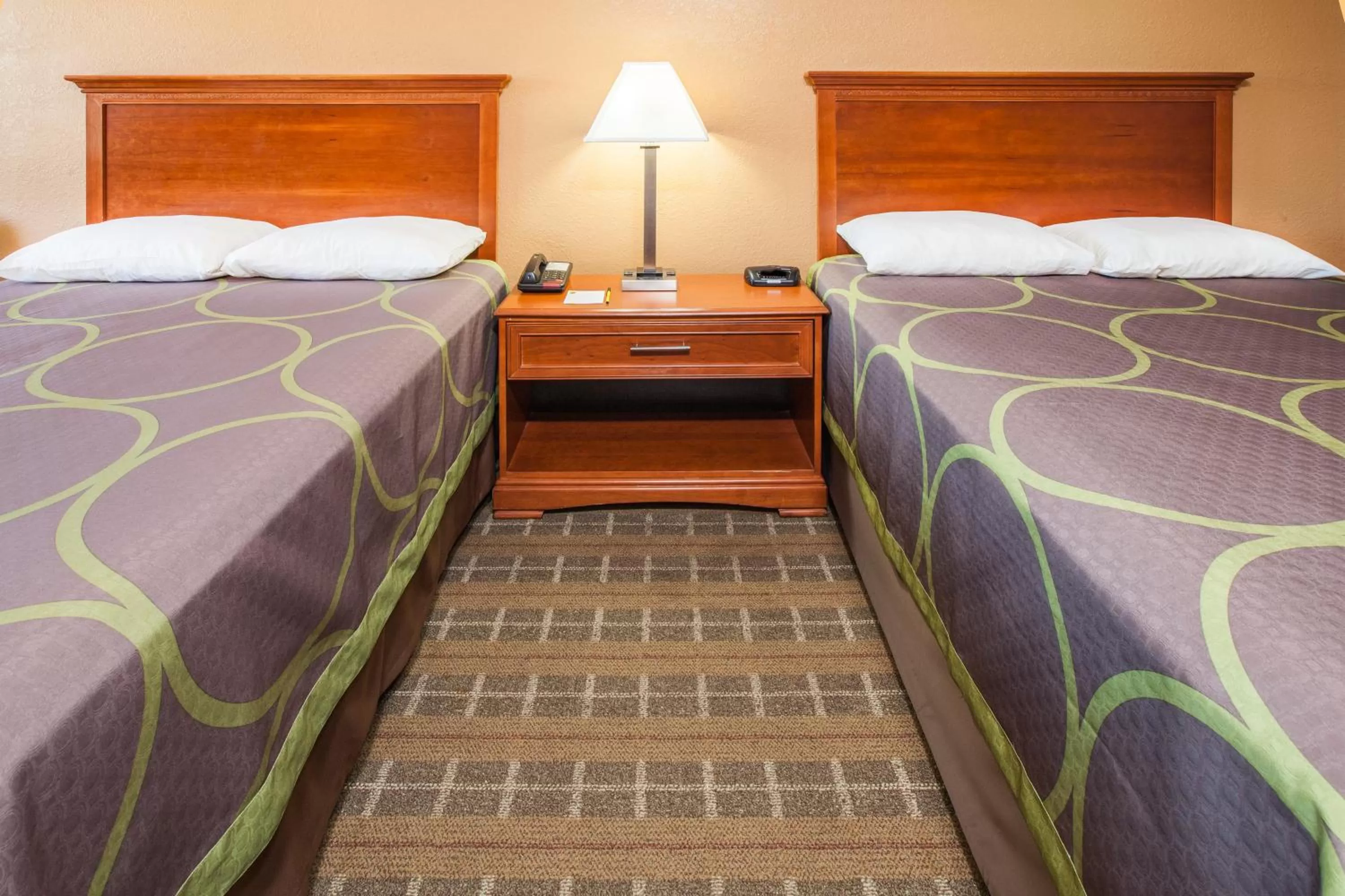 Bed in Super 8 by Wyndham Clinton