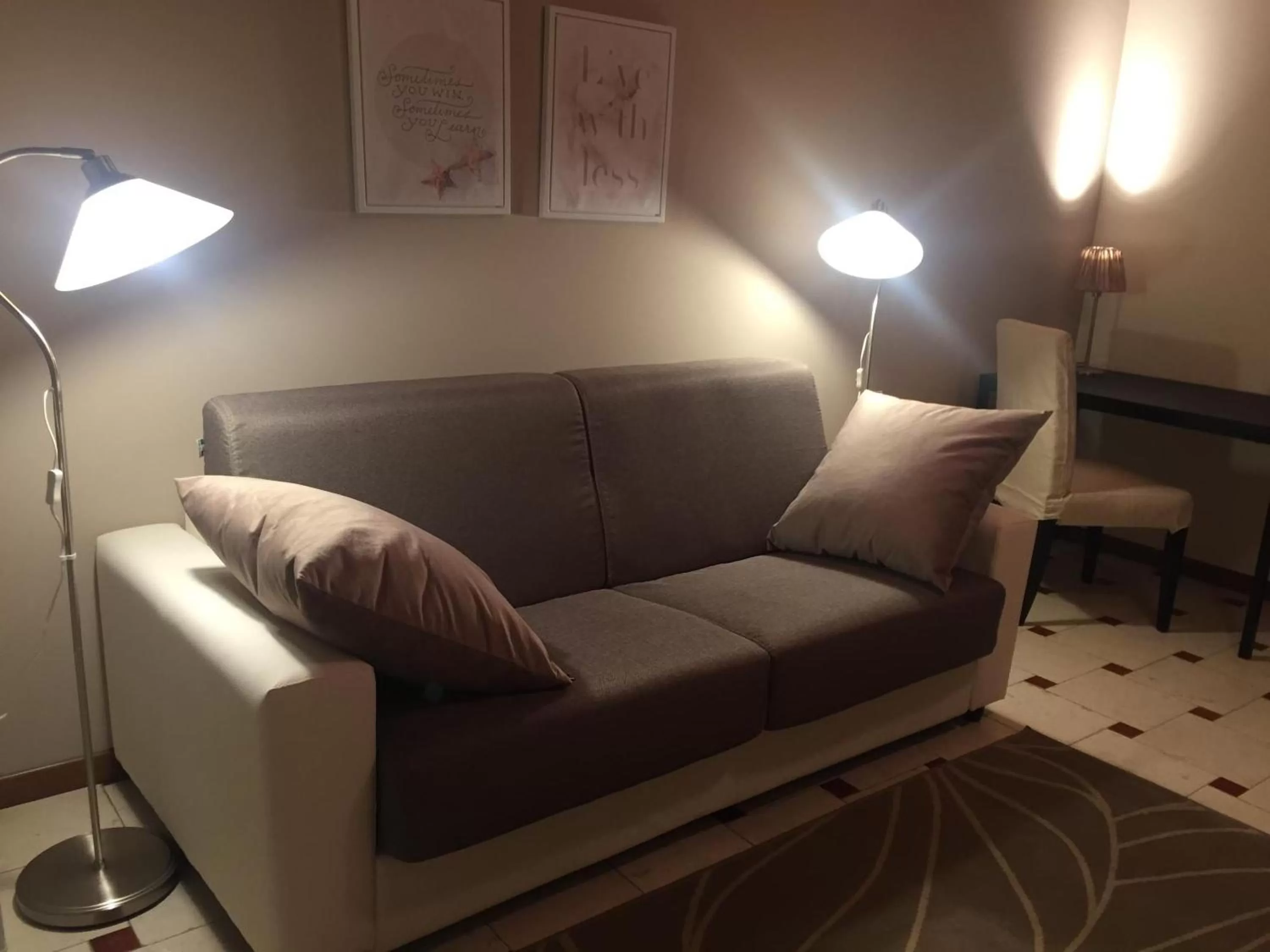 Bed, Seating Area in B&B Via Garibaldi