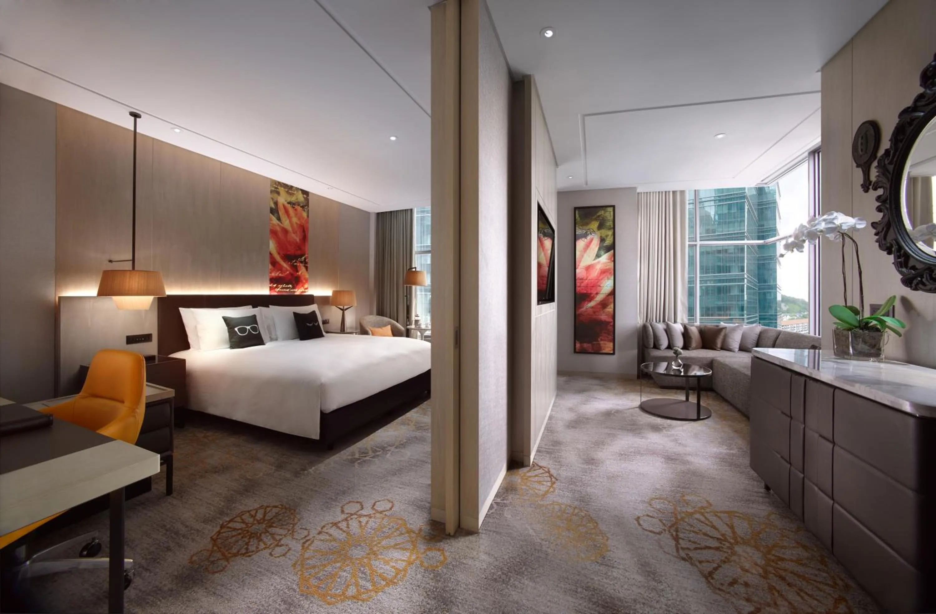 Bedroom, Bed in Sofitel Kuala Lumpur Damansara