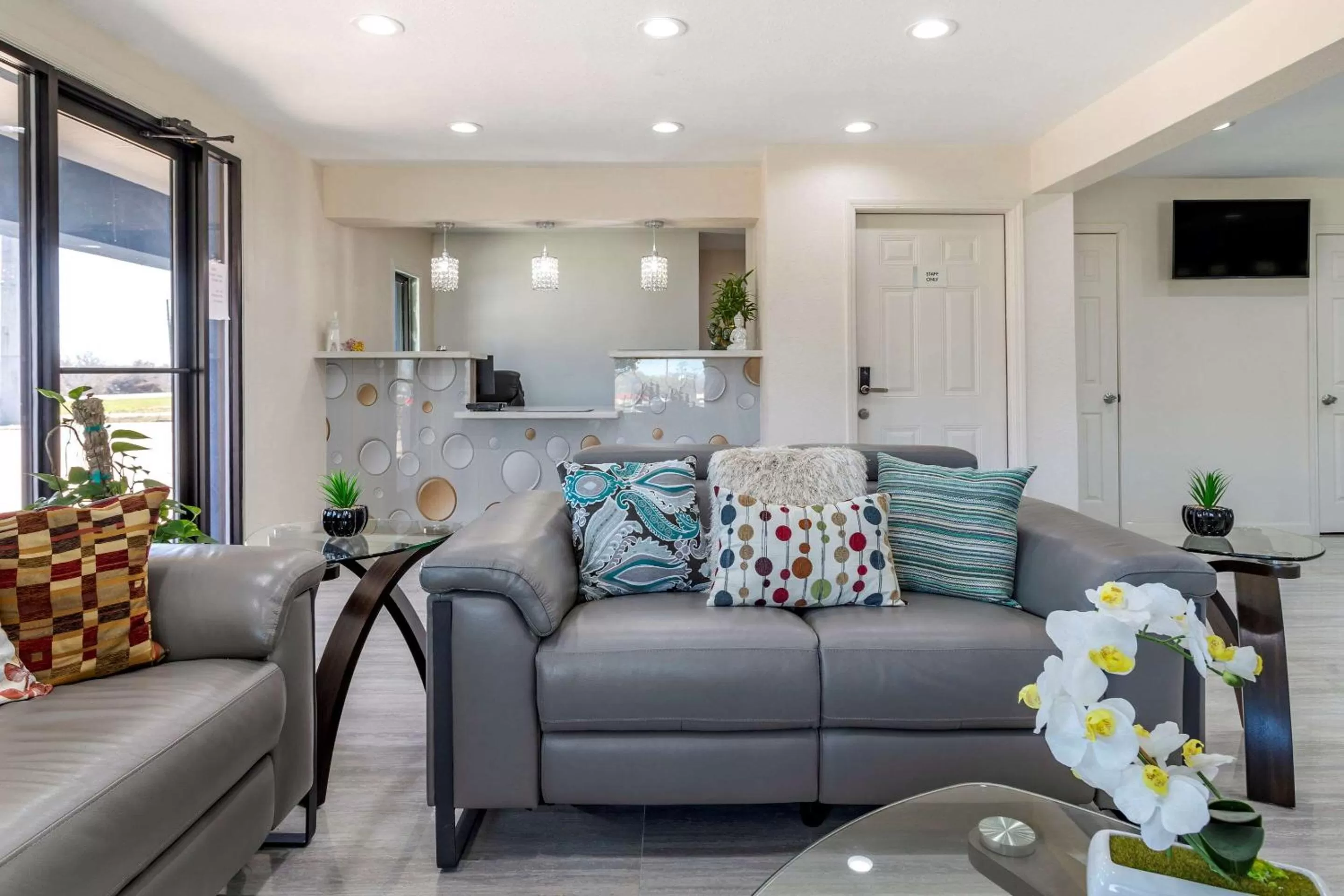 Lobby or reception in Rodeway Inn Caldwell