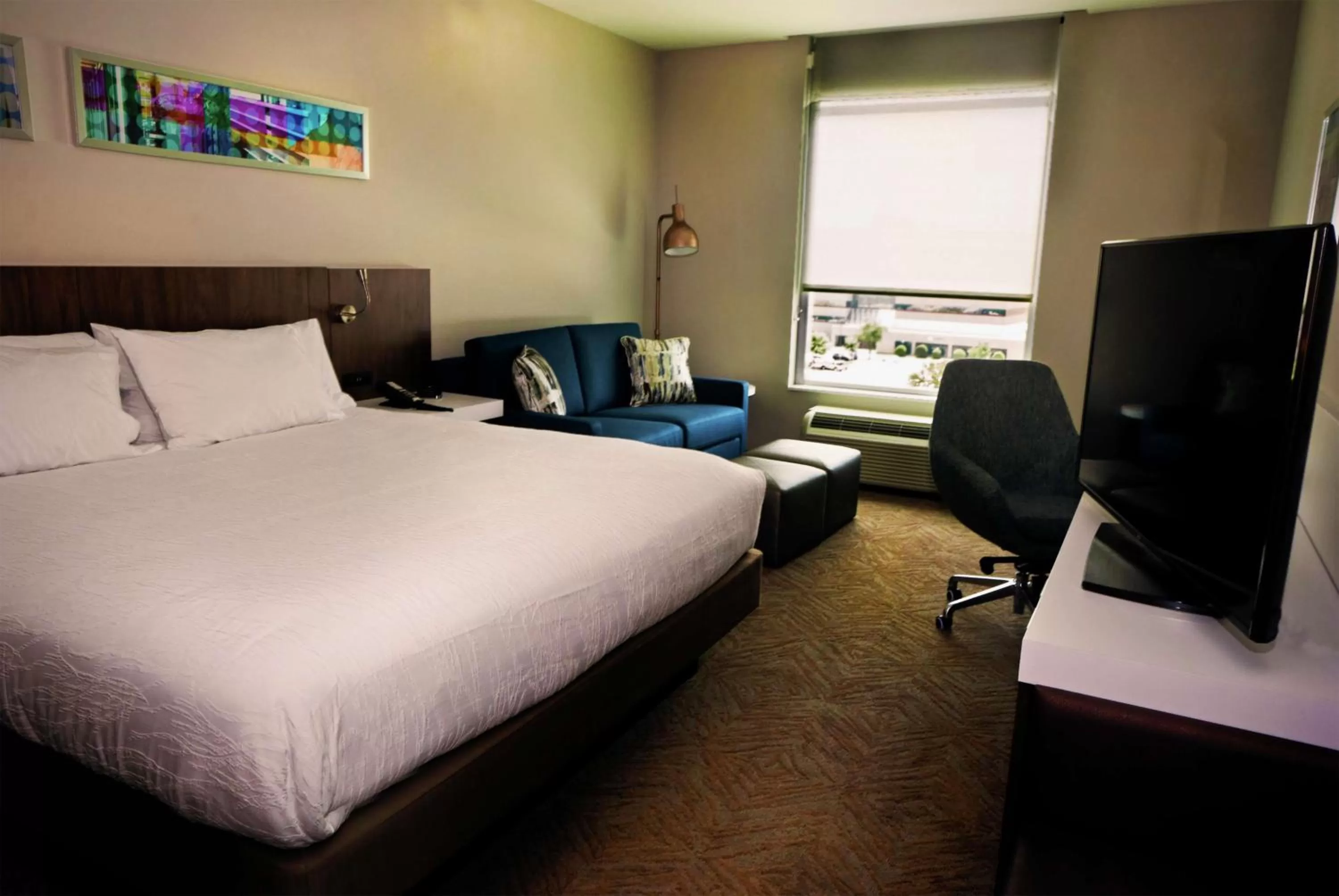 View (from property/room), Bed in Hilton Garden Inn Dallas At Hurst Conference Center