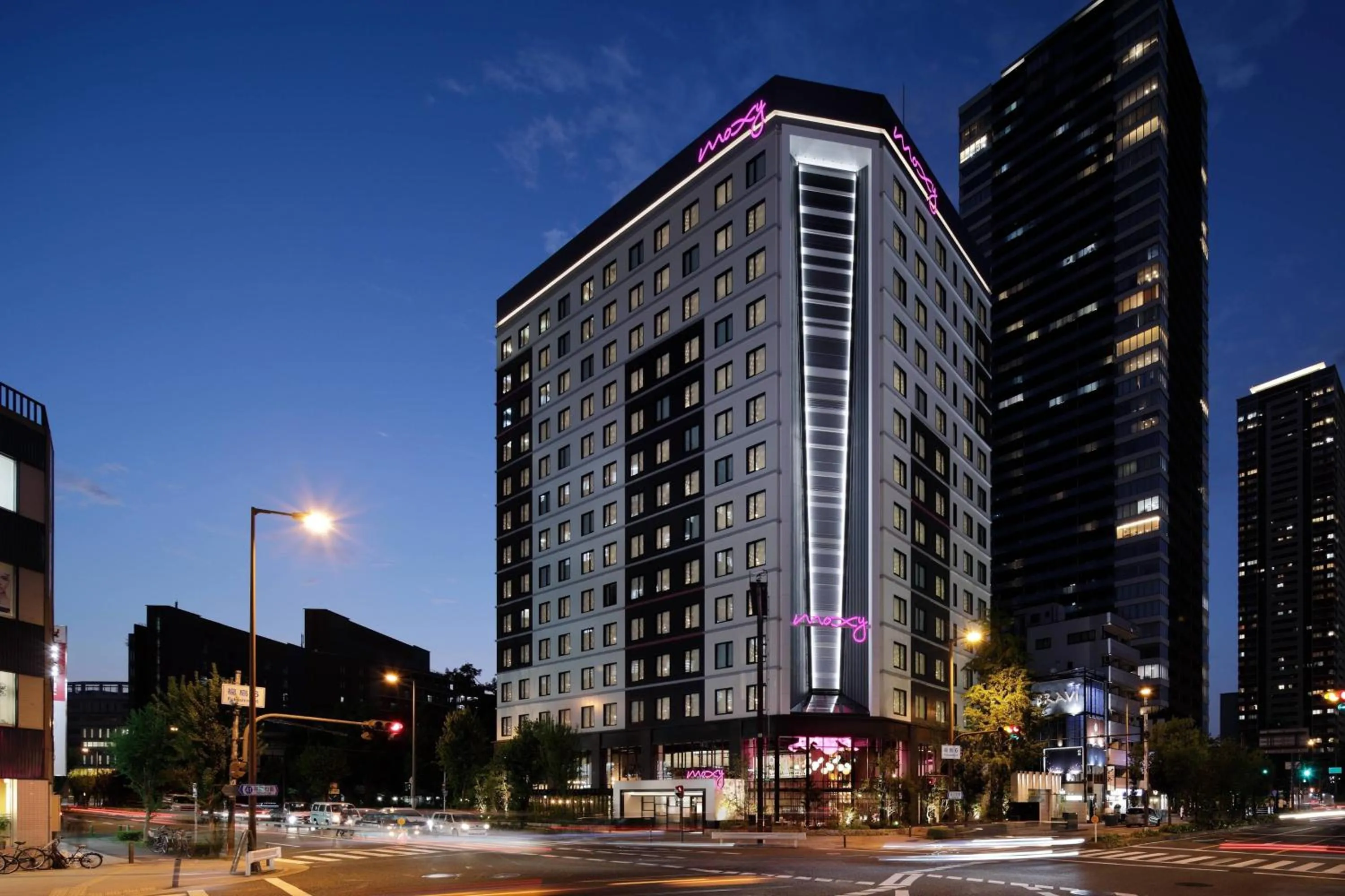Property building in Moxy Osaka Umeda