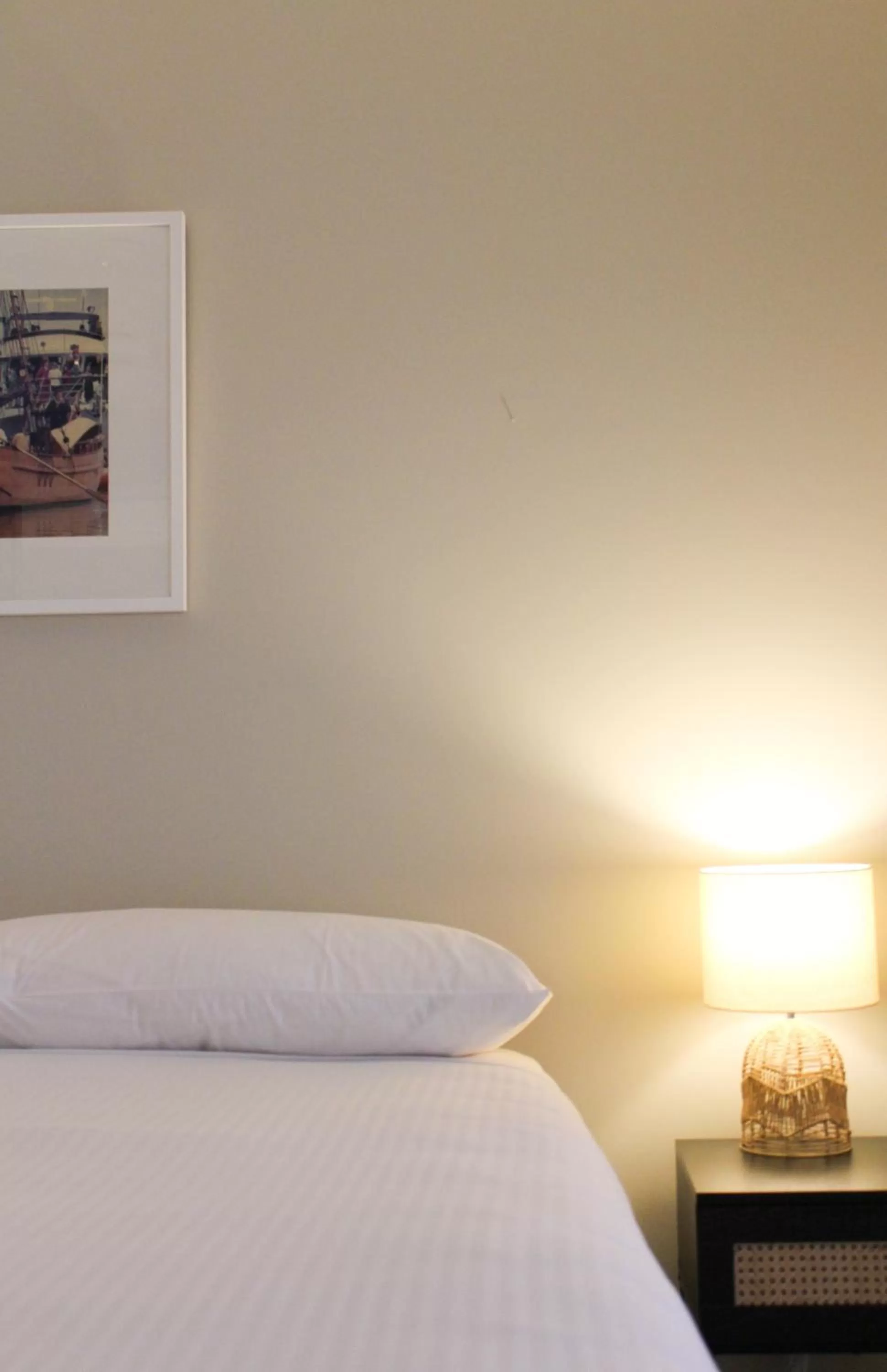 Bed in Yamba Twin Pines Motel