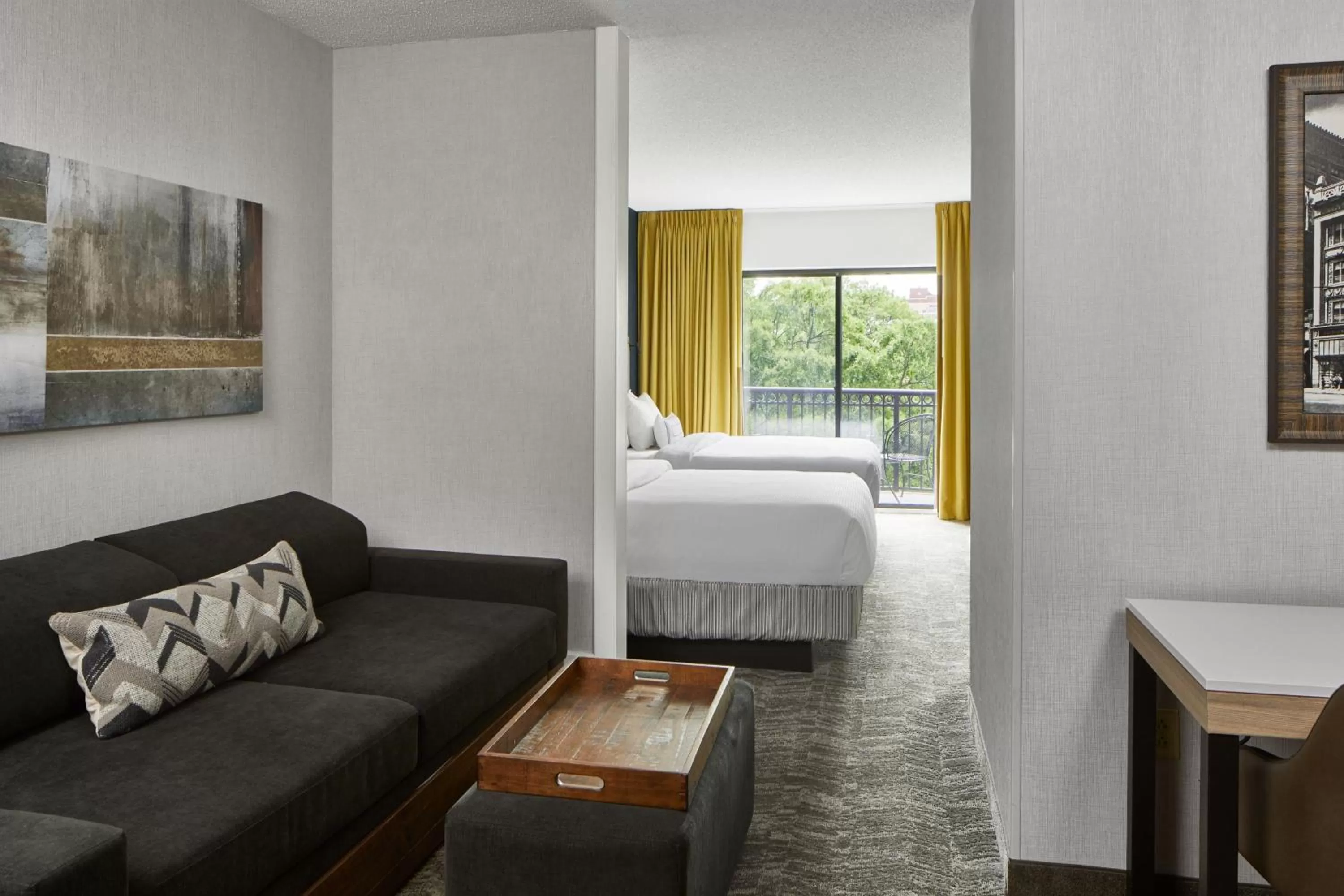 Photo of the whole room, Bed in SpringHill Suites Memphis Downtown