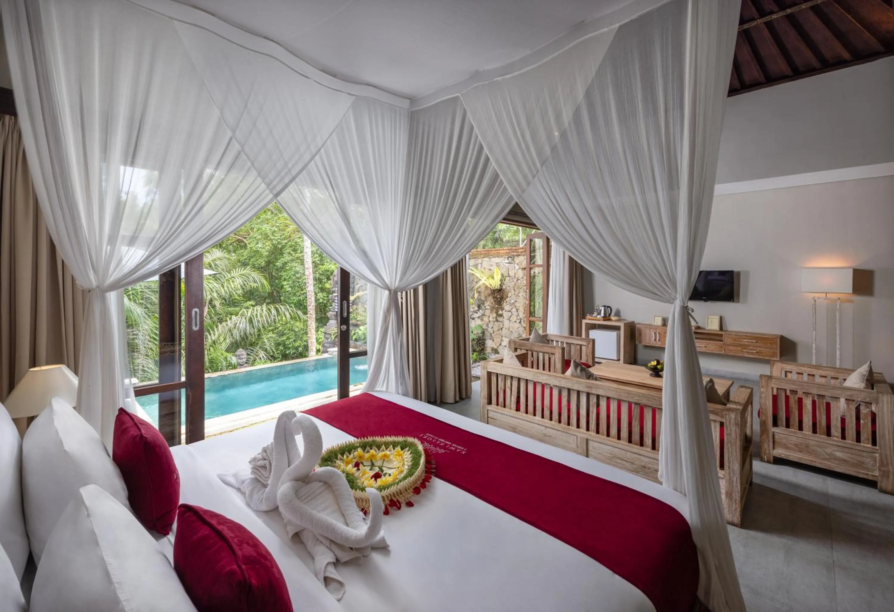 Bed in Kawi Resort