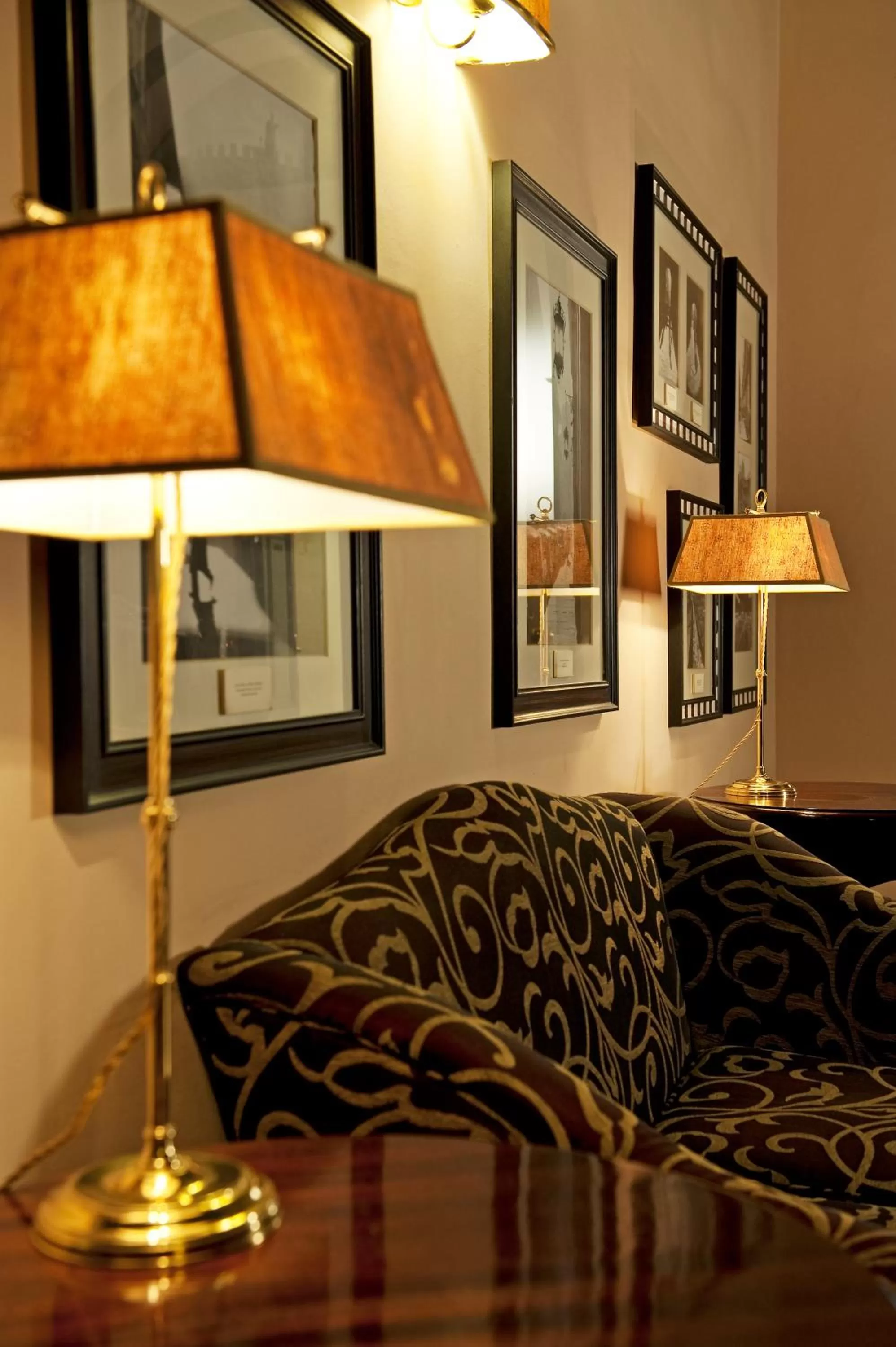 Decorative detail, Bed in Grand Hotel Baglioni