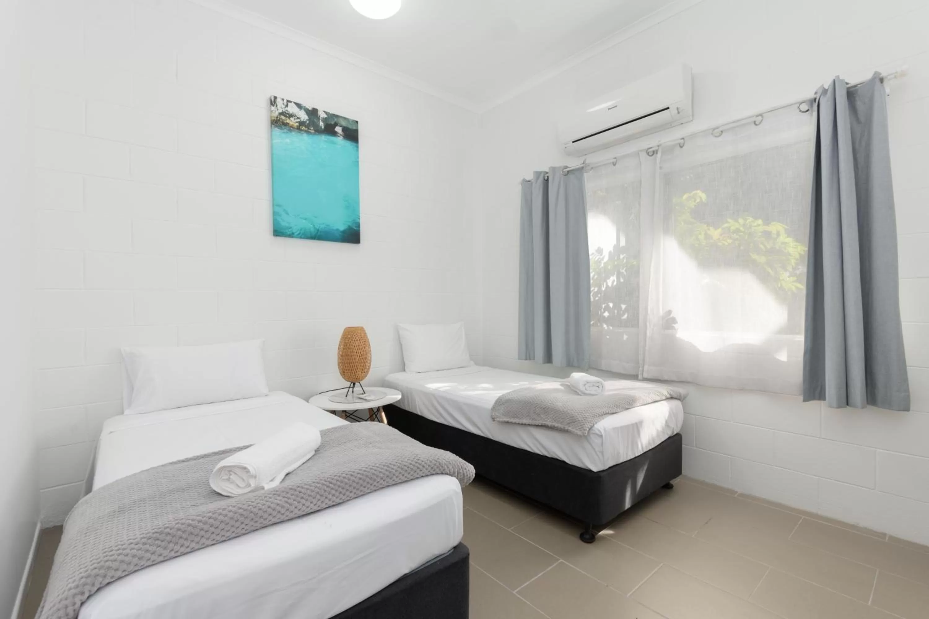 Bed in TiTree Village Holiday Apartments