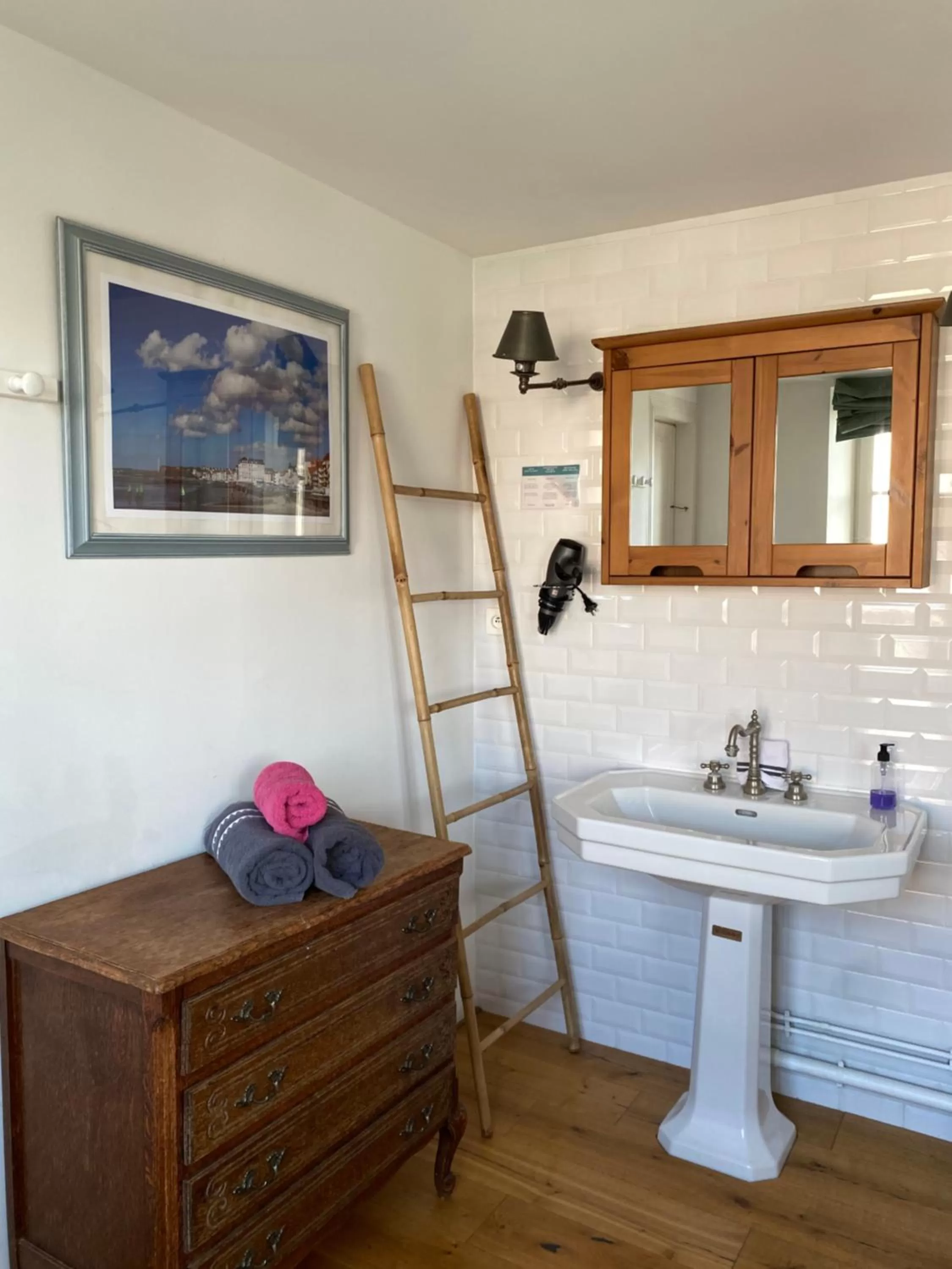 Bathroom in Chambres d'Hôtes Au coin du spa